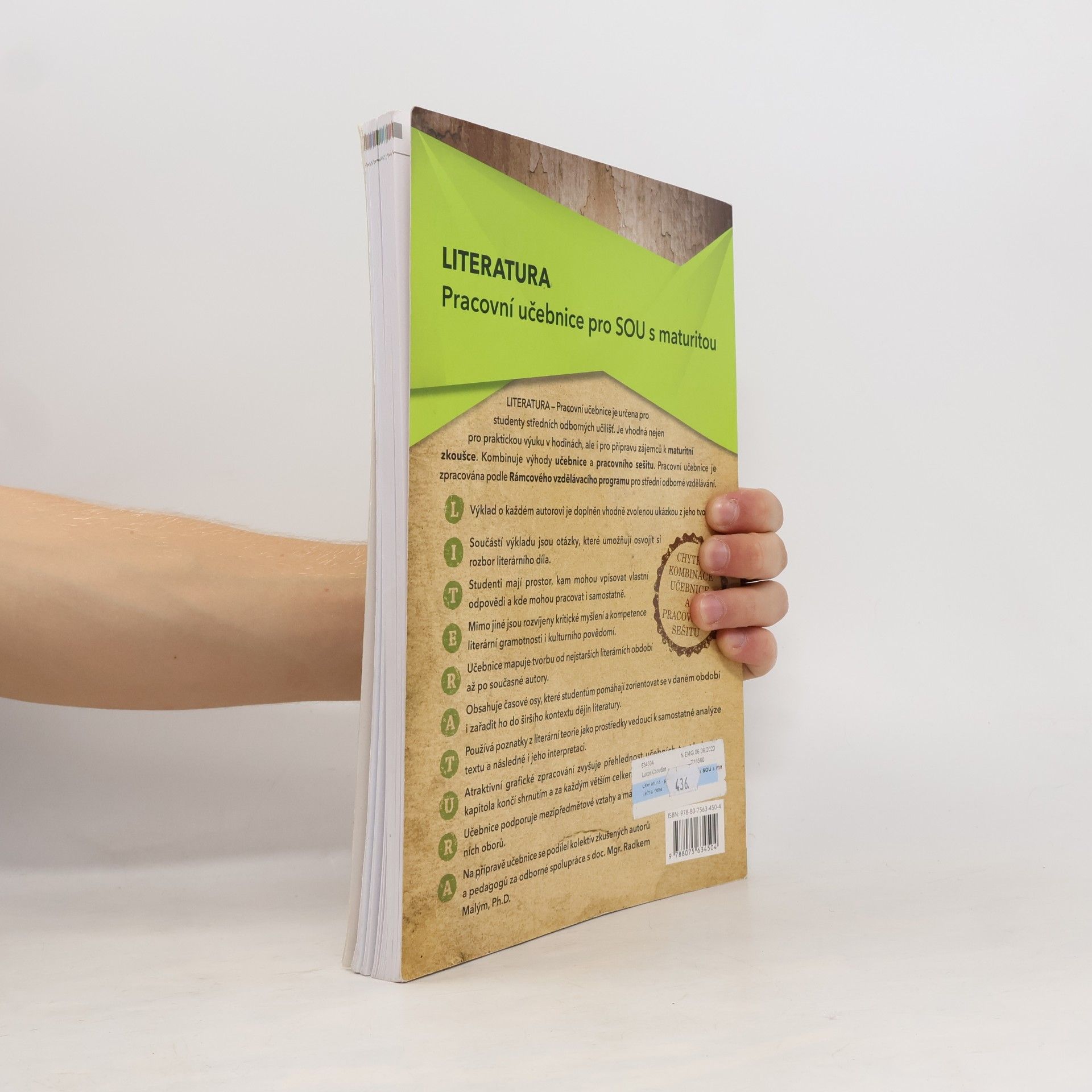 Kateřina Štrpková Literatura. Pracovní učebnice pro střední odborná učiliště s maturitou