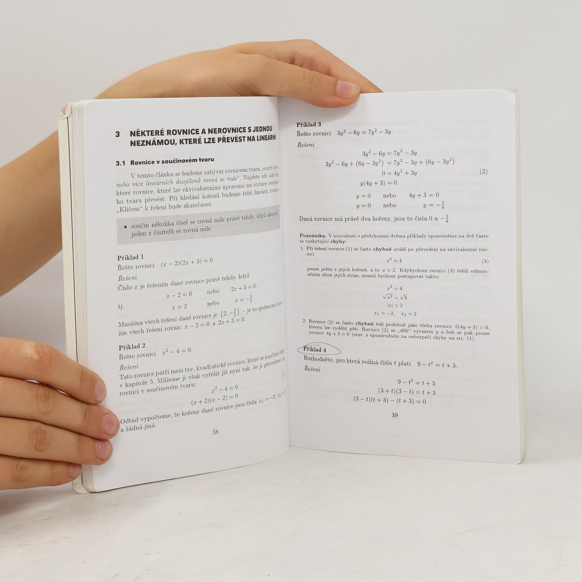 Jura Charvát Matematika pro gymnázia. Rovnice a nerovnice