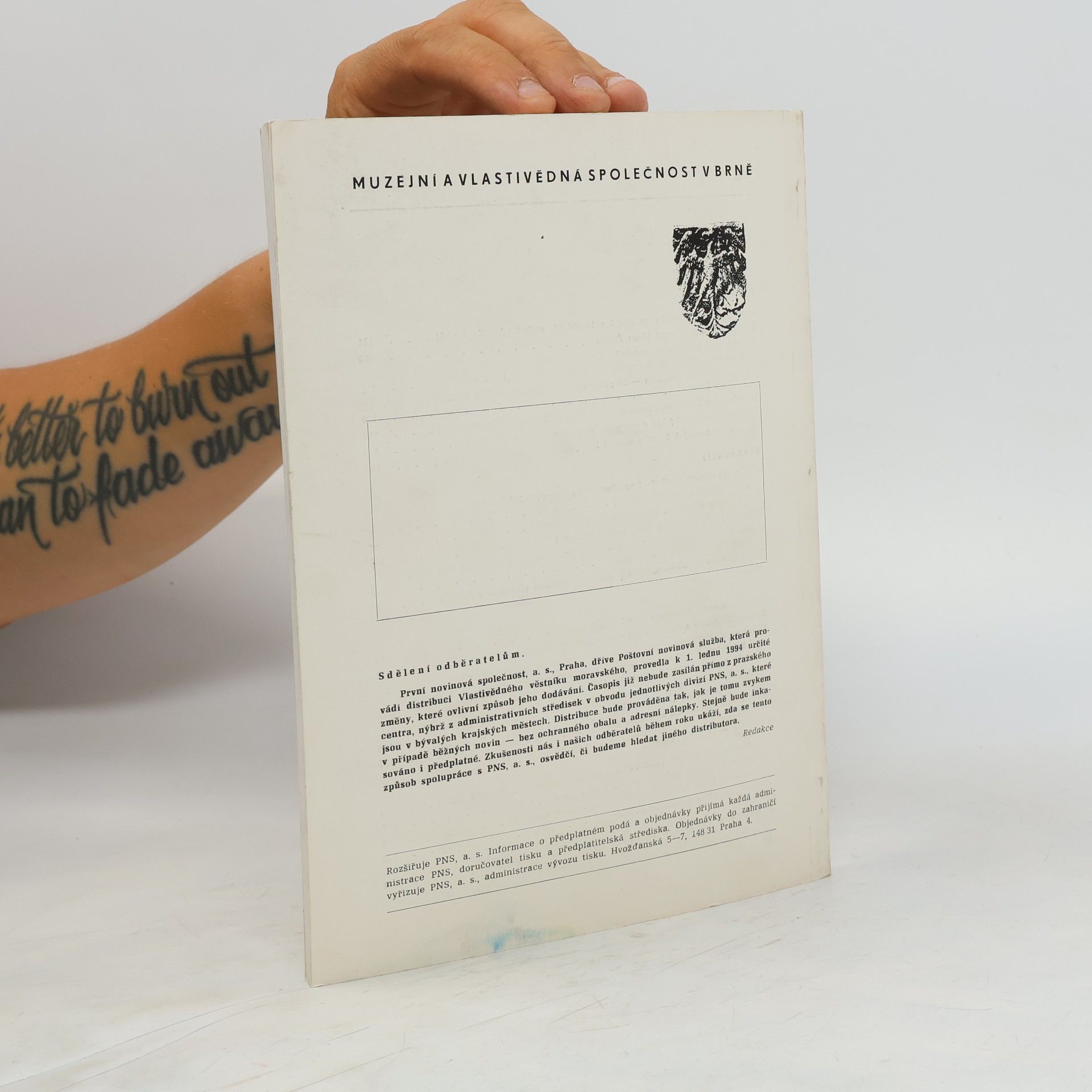 kolektiv Vlastivědný věstník moravský 2/1994