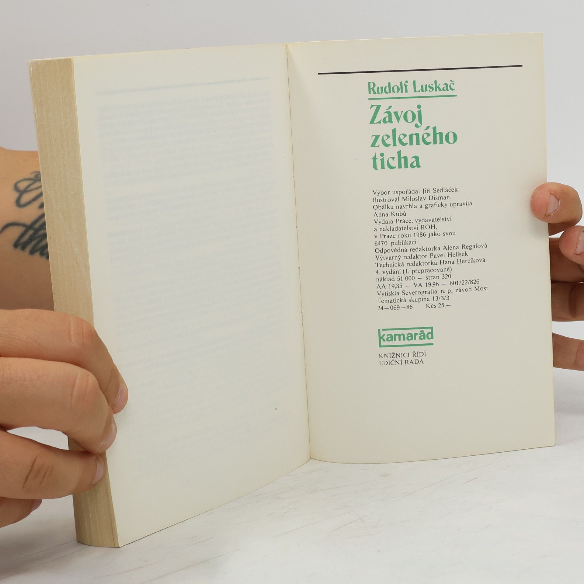 Miloslav Disman Závoj zeleného ticha