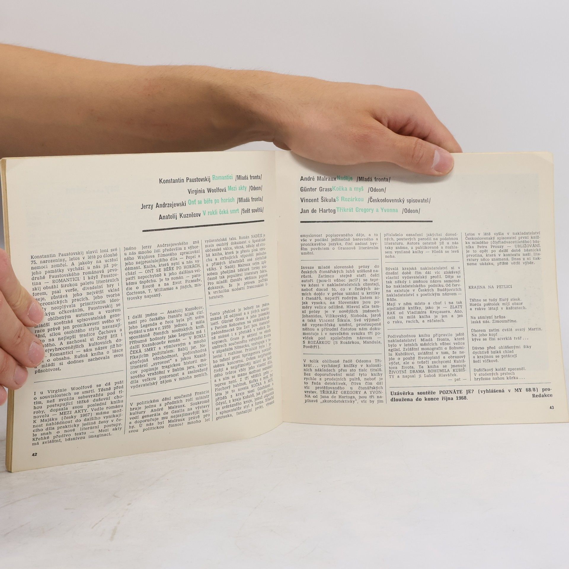 Autorenkollektiv My 68, č. 9, ročník 5, 1968