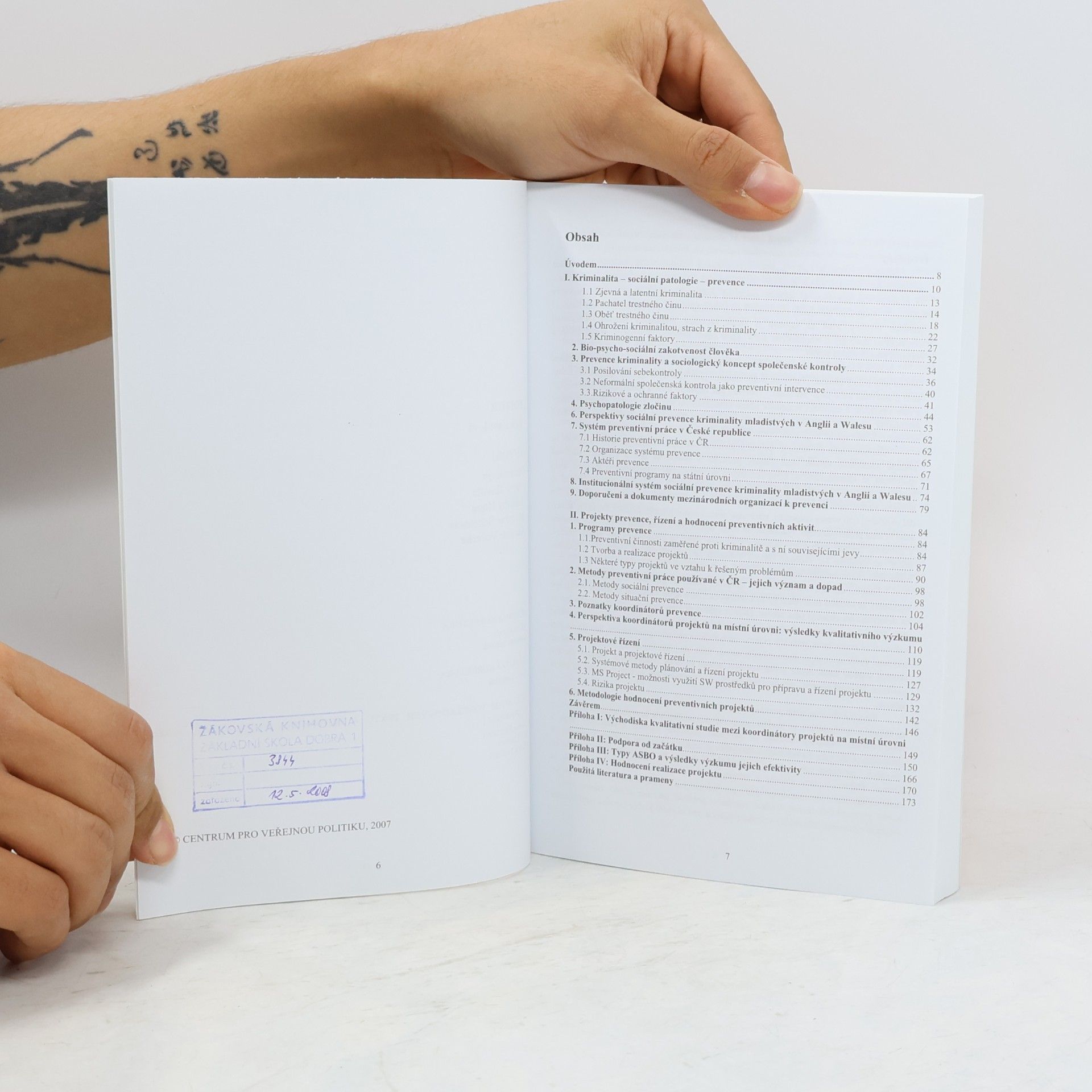 Egle Havrdová Tvorba a realizace projektů prevence kriminality mládeže