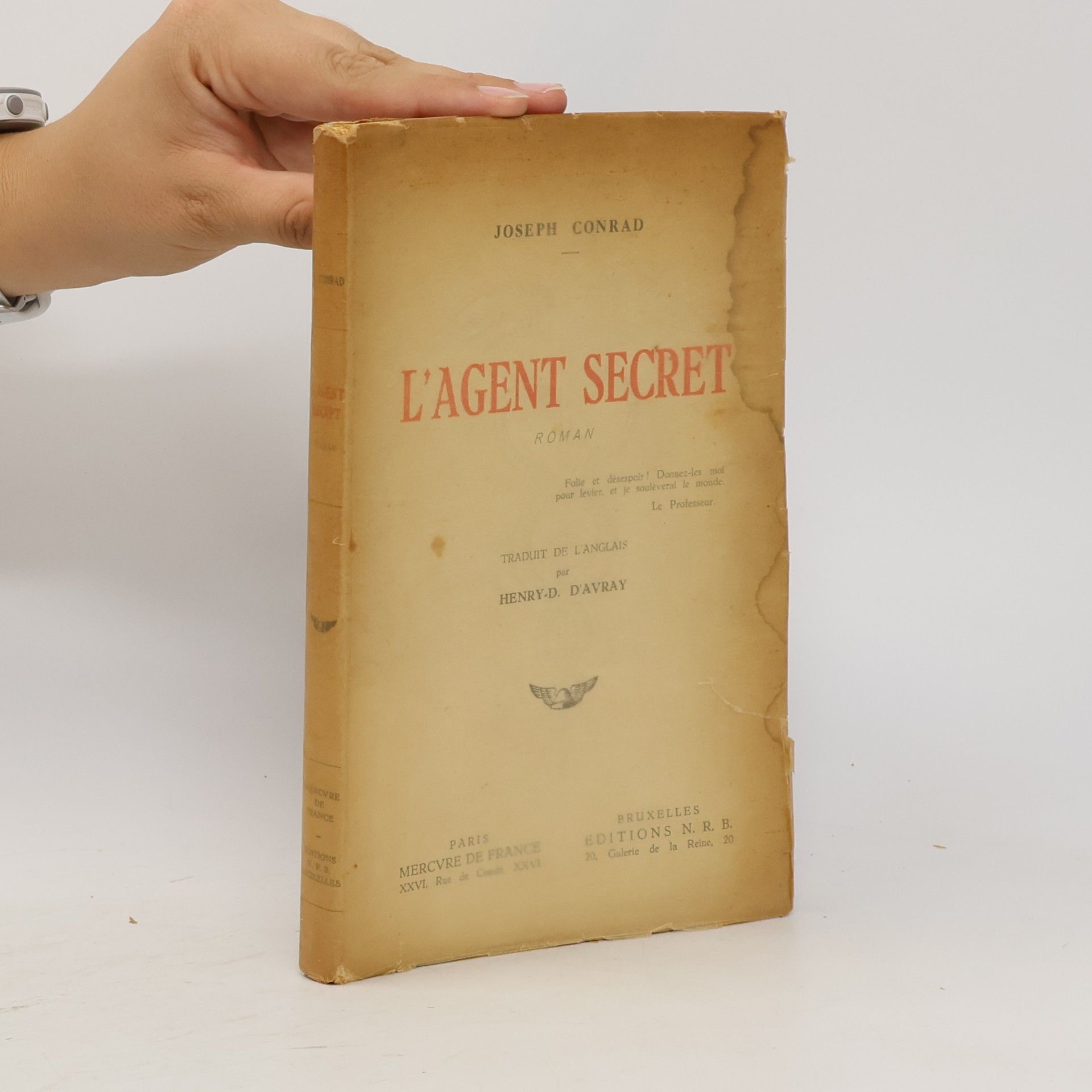 Joseph Conrad L'Agent Secret