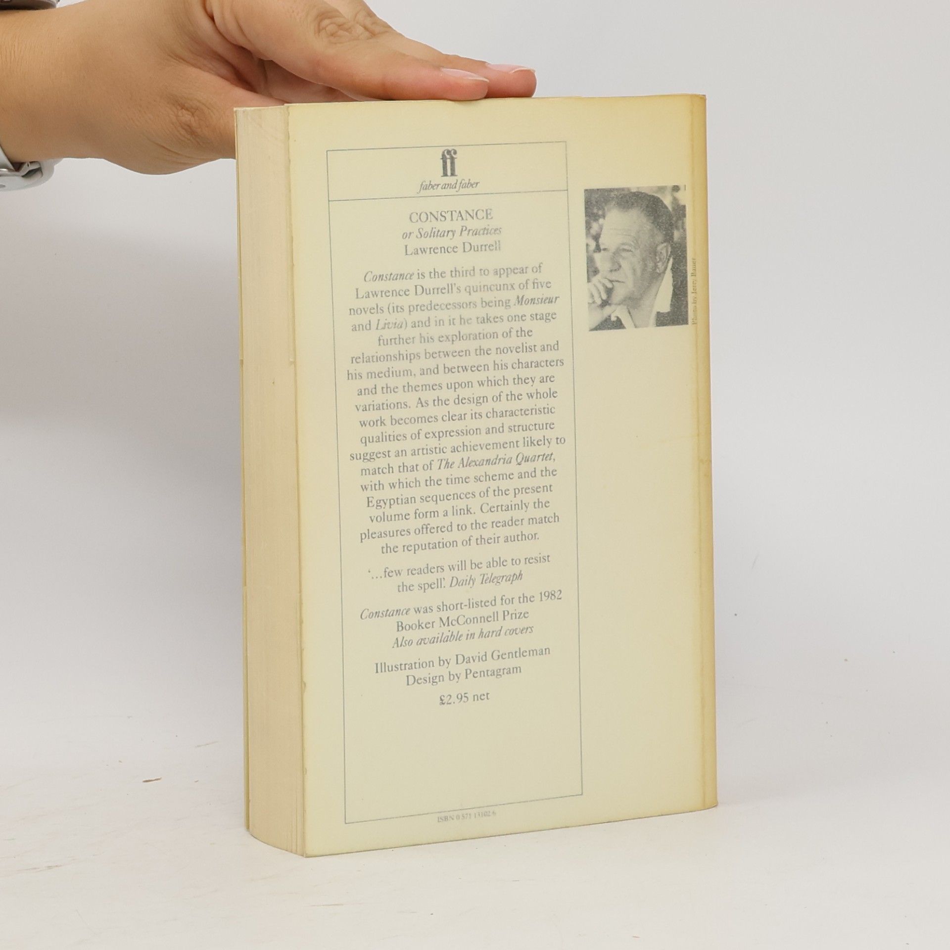 Lawrence Durrell Constance, Or, Solitary Practices