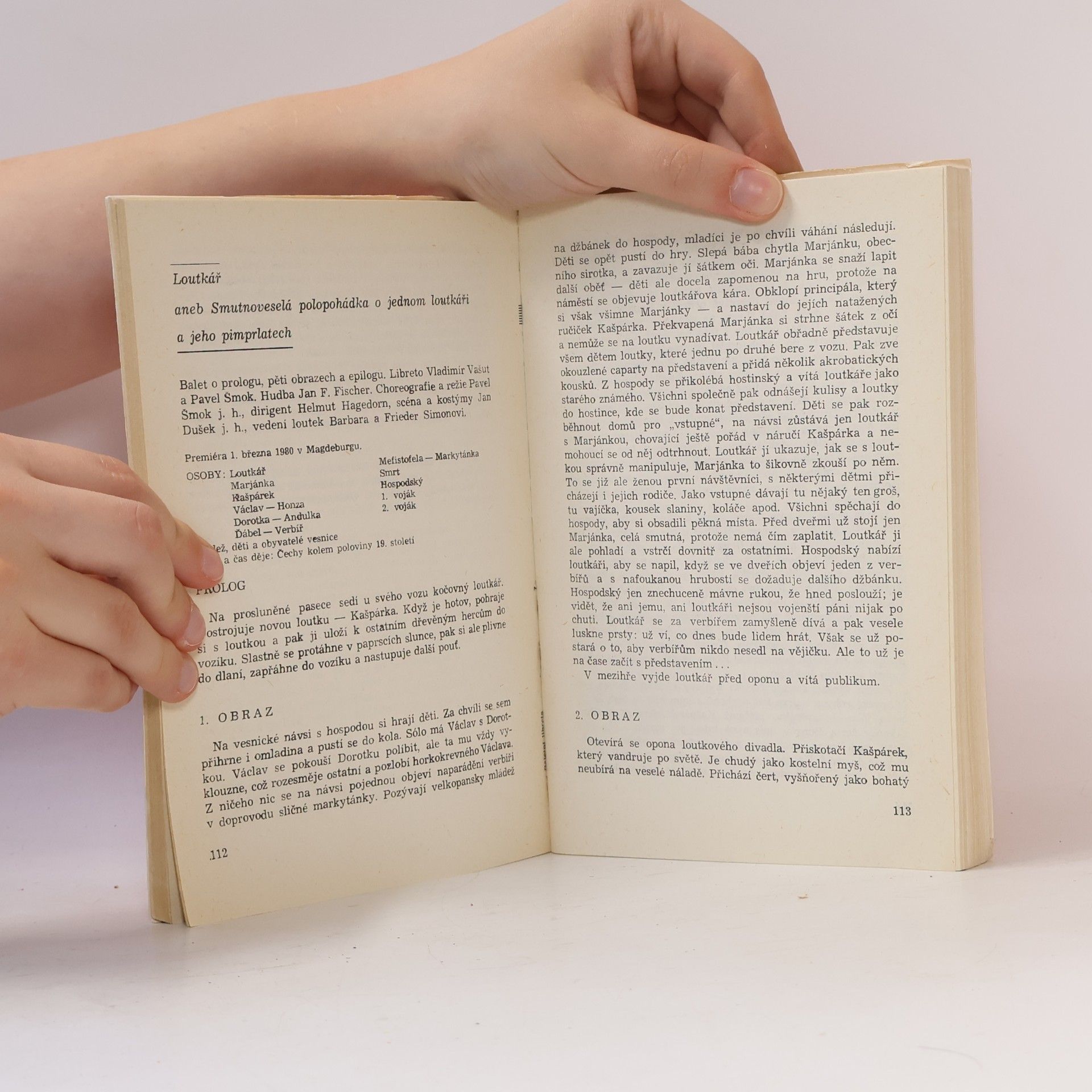 Vladimír Vašut Baletní libreta 1