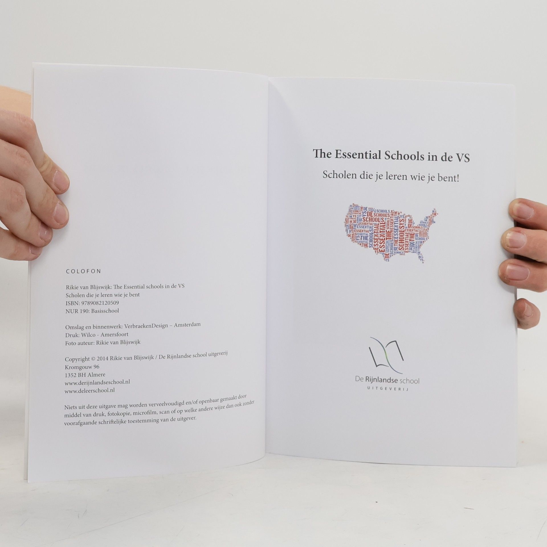 Rikie van Blijswijk The Essential Schools in de VS