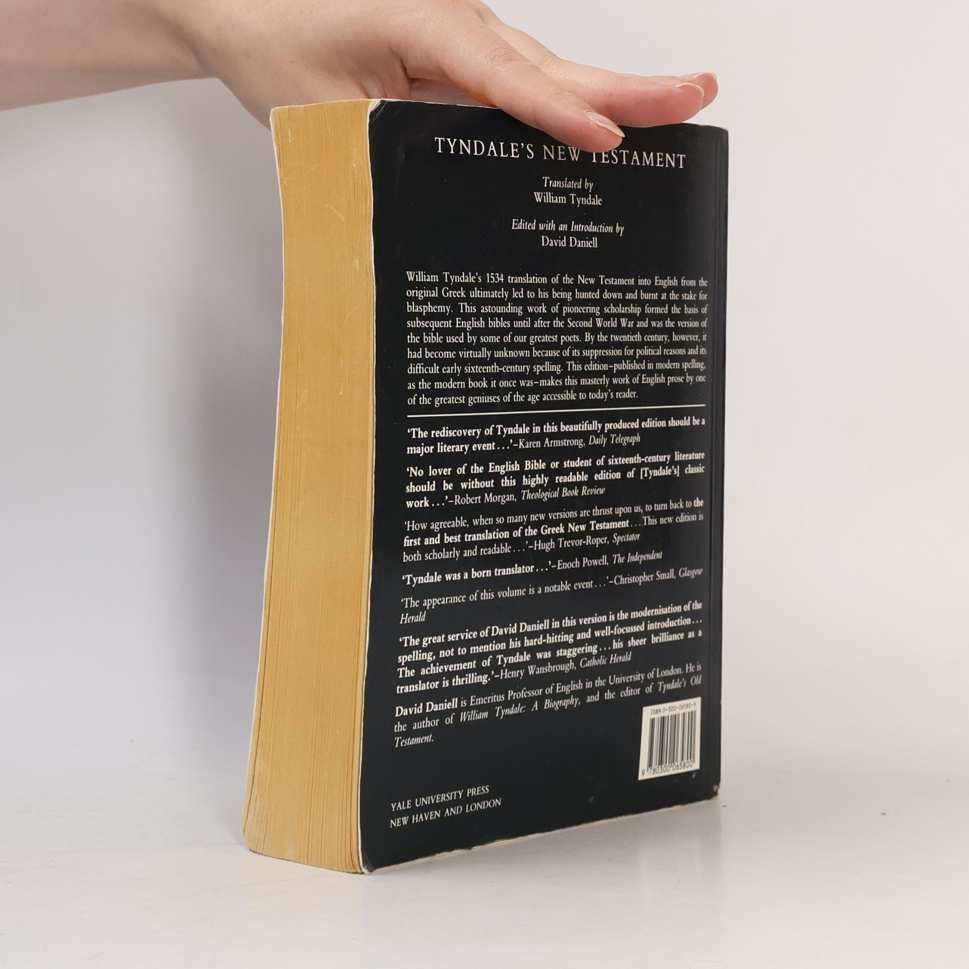 William Tyndale Tyndale's New Testament: A Modern-Spelling Edition of the 1534 Translation with an Introduction by David Daniell