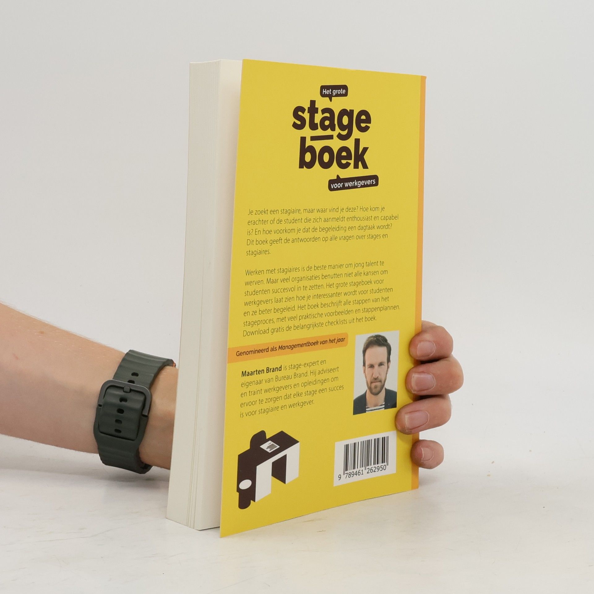 Maarten Brands Het grote stageboek voor werkgevers