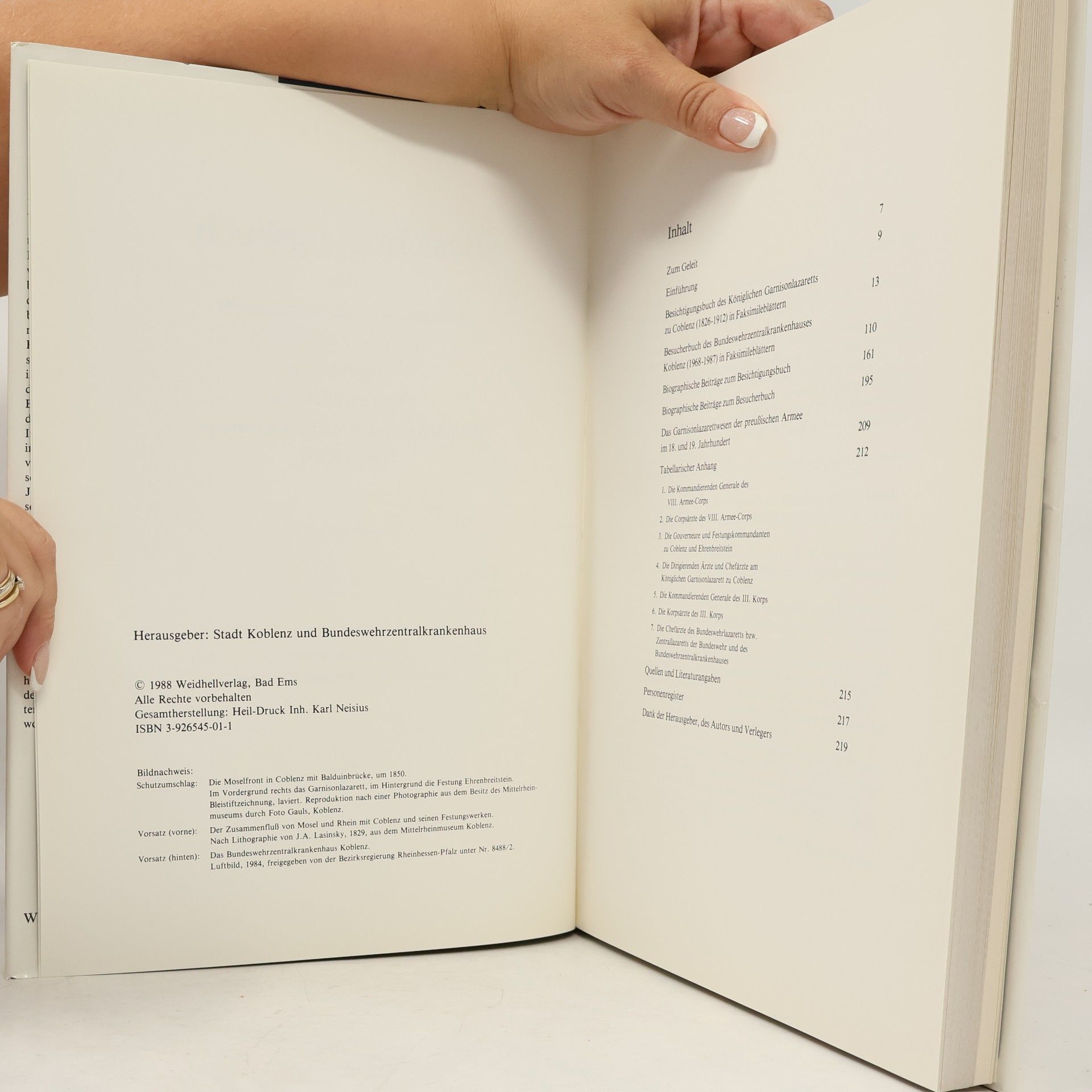 Autorenkollektiv Besichtigungsbuch des Königlichen Garnisonlazaretts zu Coblenz