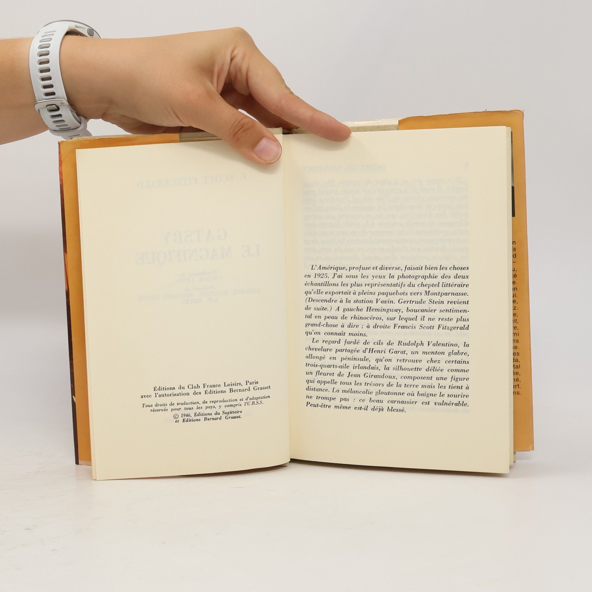 F. Scott Fitzgerald Gatsby le magnifique