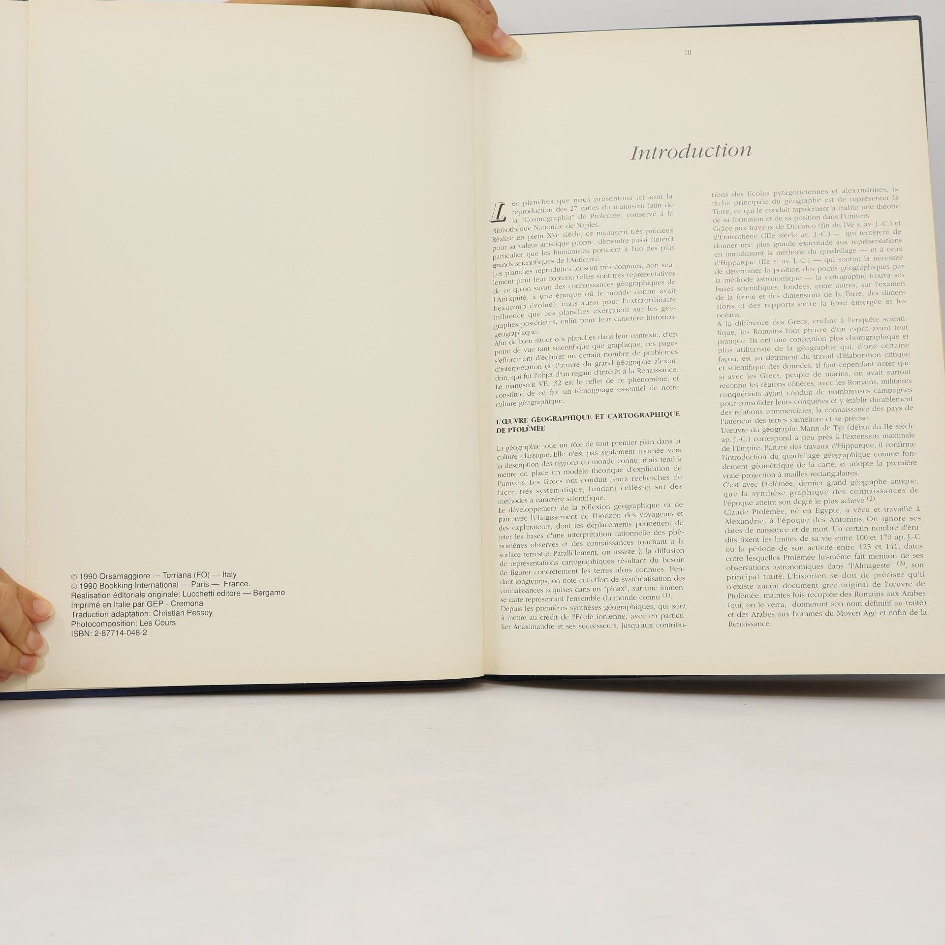 Ptolémée Cosmographie