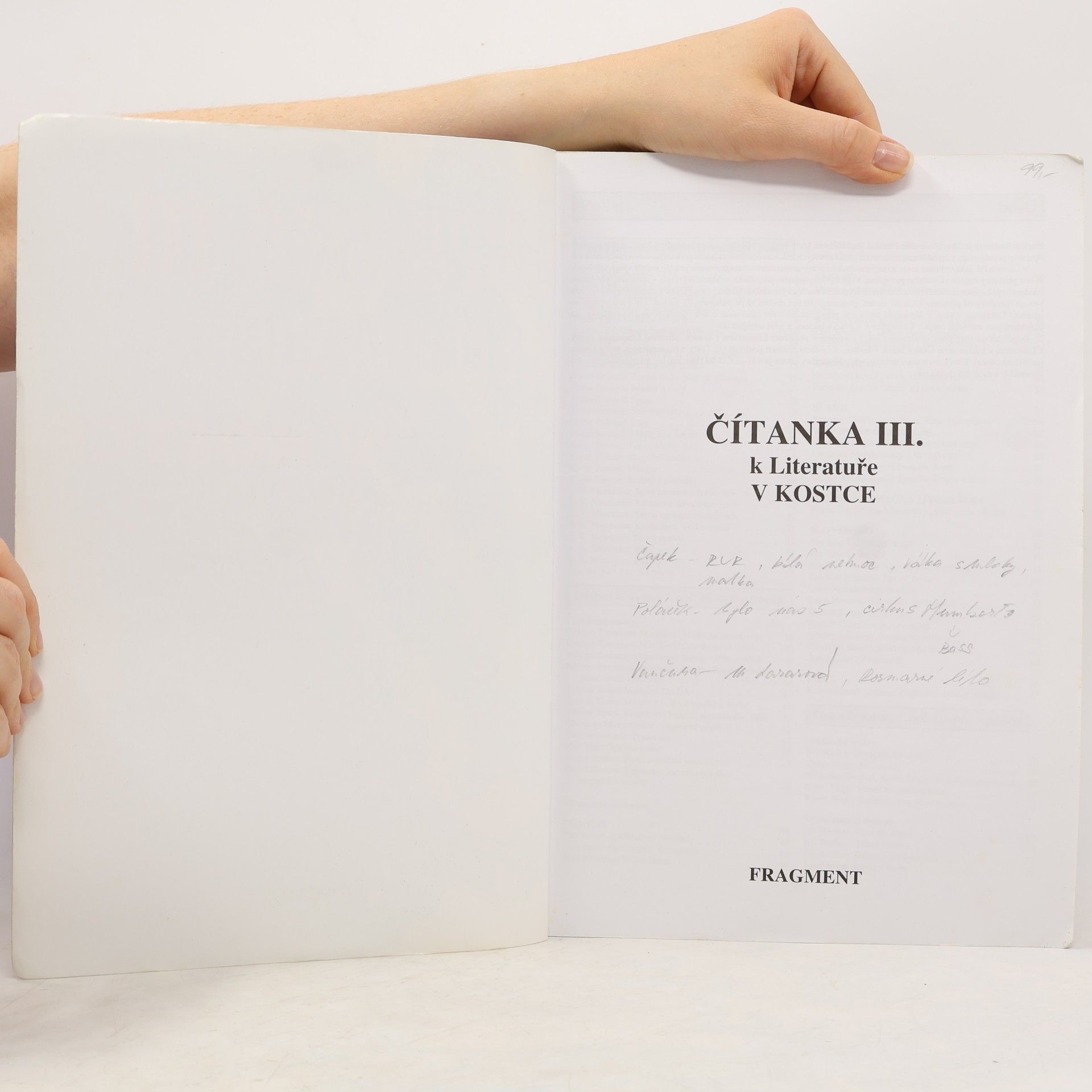 Marie Sochrová Čítanka k Literatuře v kostce 3. díl
