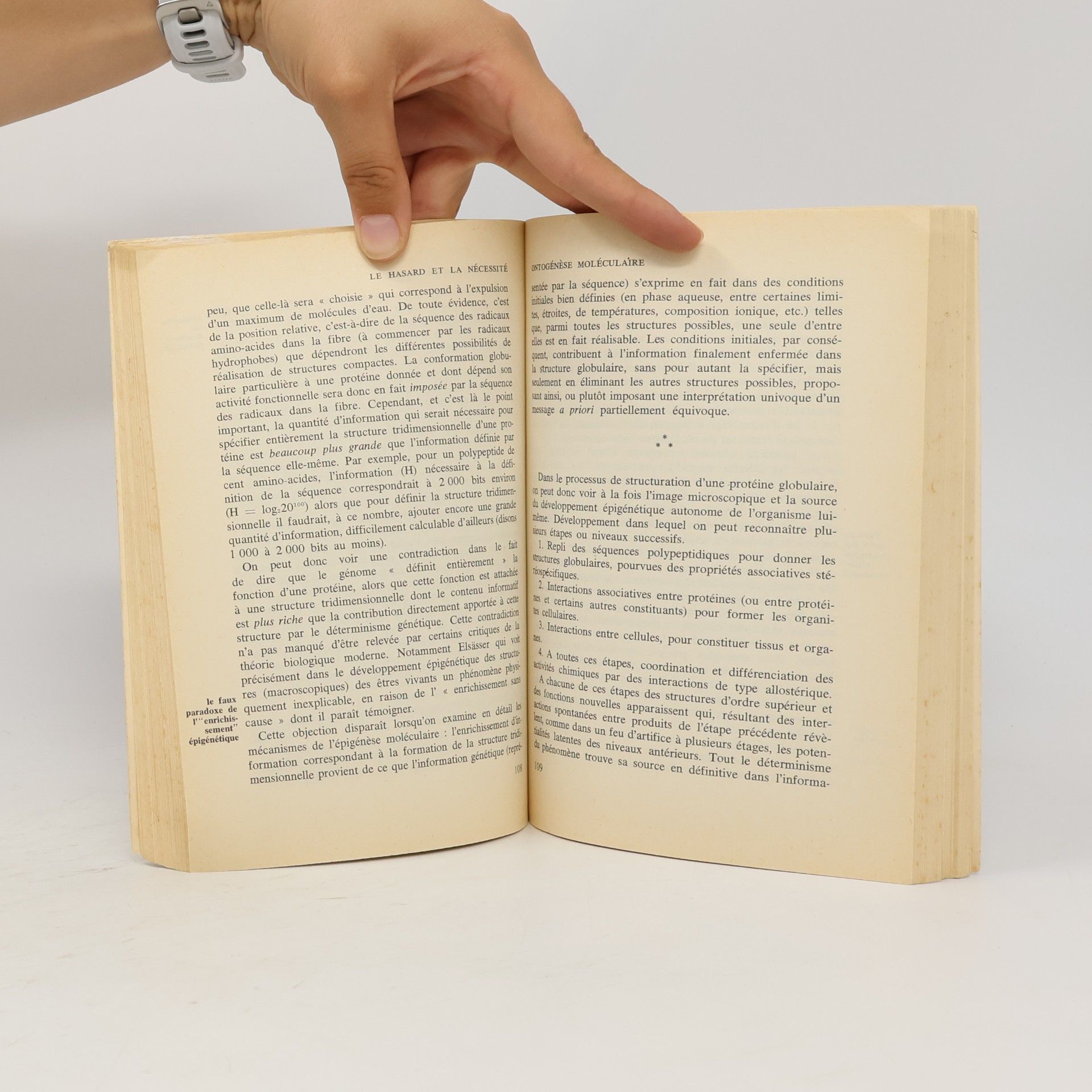 Jacques Monod La hasard et la nécessité