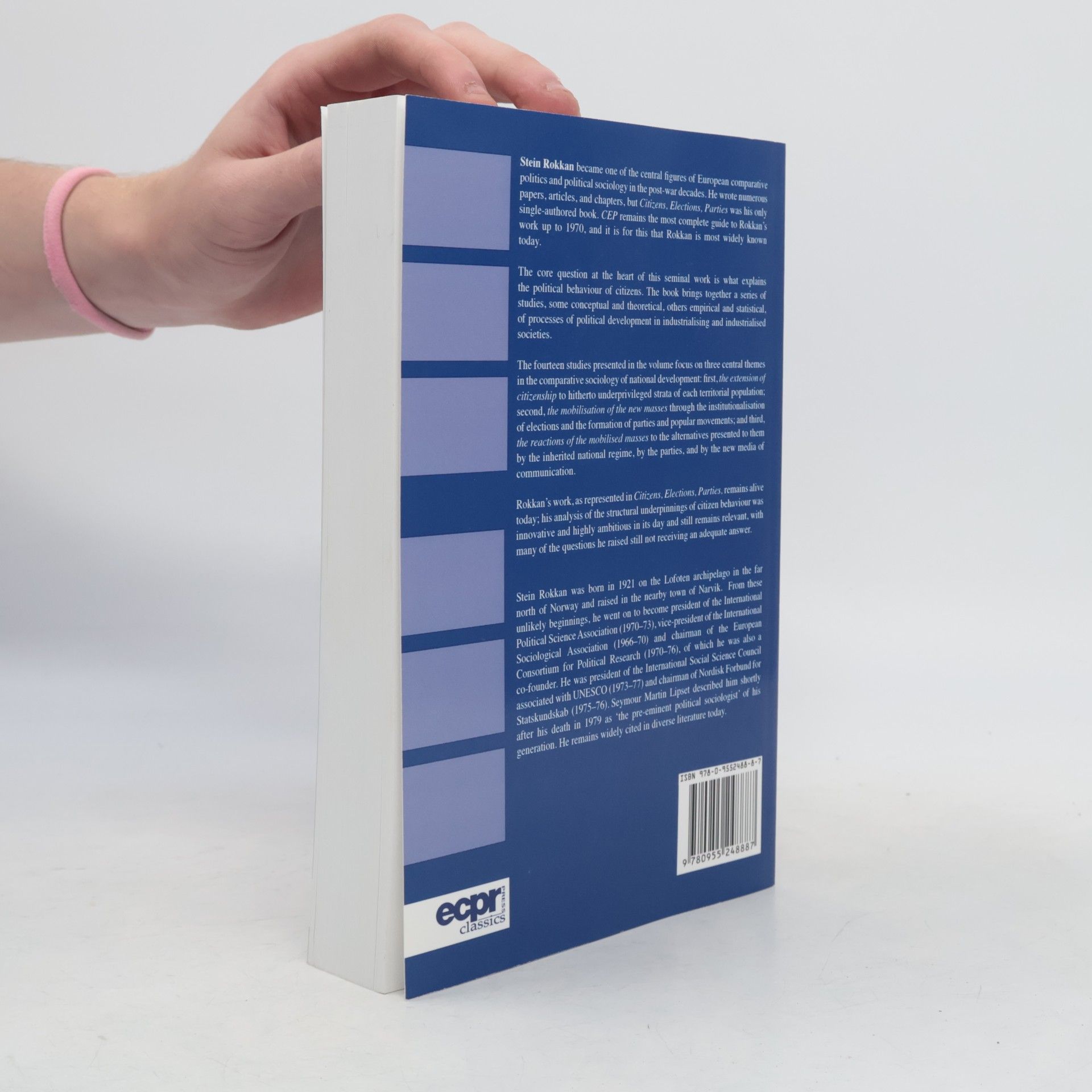 Stein Rokkan Ecpr Classics: Citizens, Elections, Parties