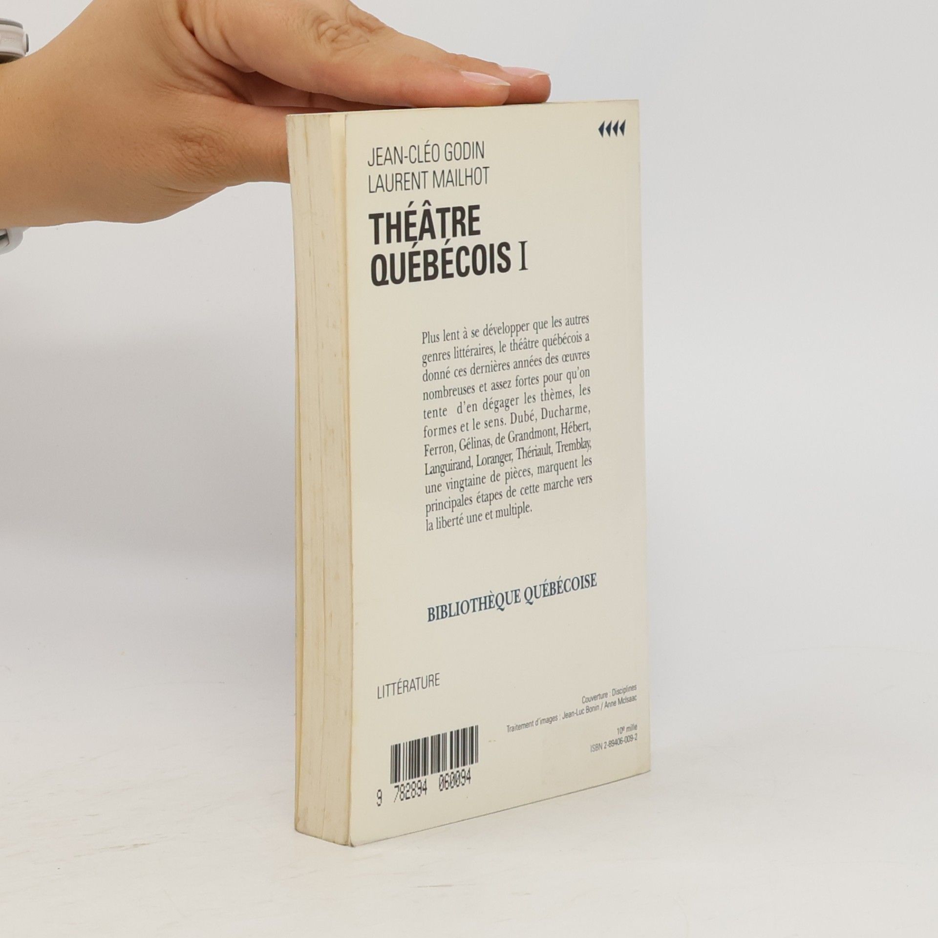 Jean-Cléo Godin Théâtre Québécois I: Introduction à dix dramaturges contemporains