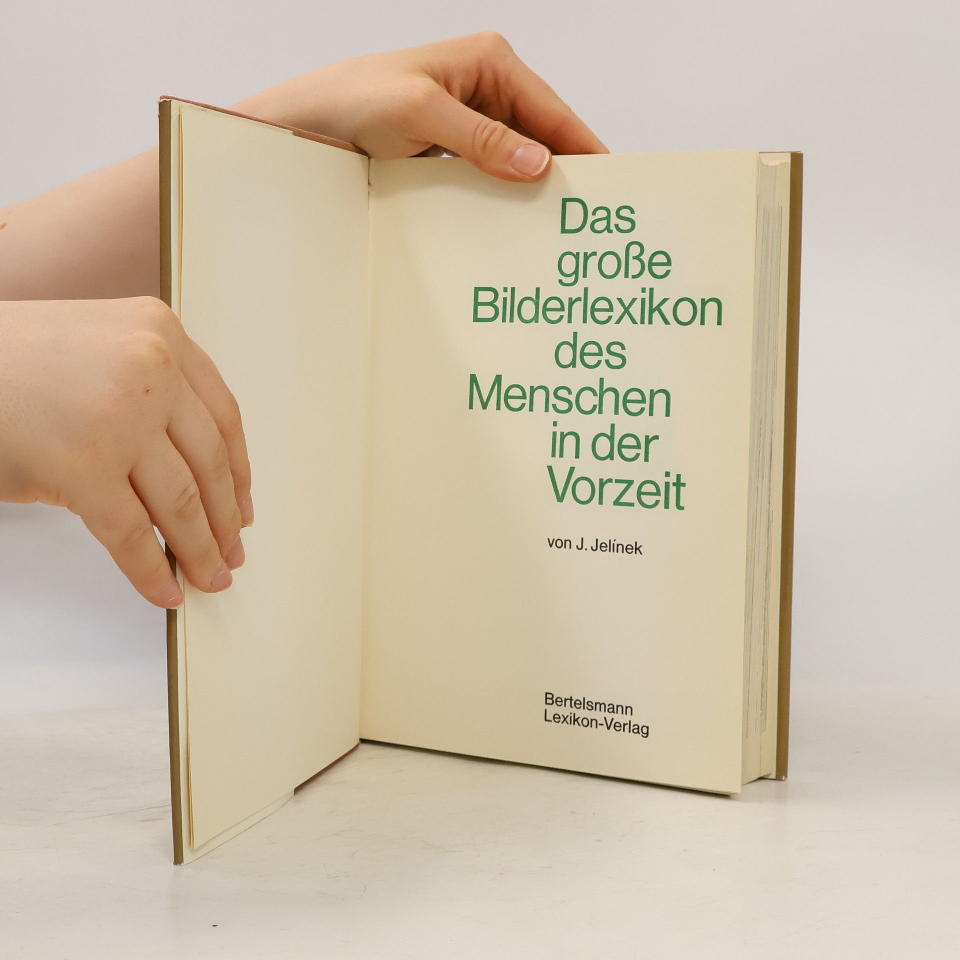 Jan Jelinek Das grosse Bilderlexikon des Menschen in der Vorzeit