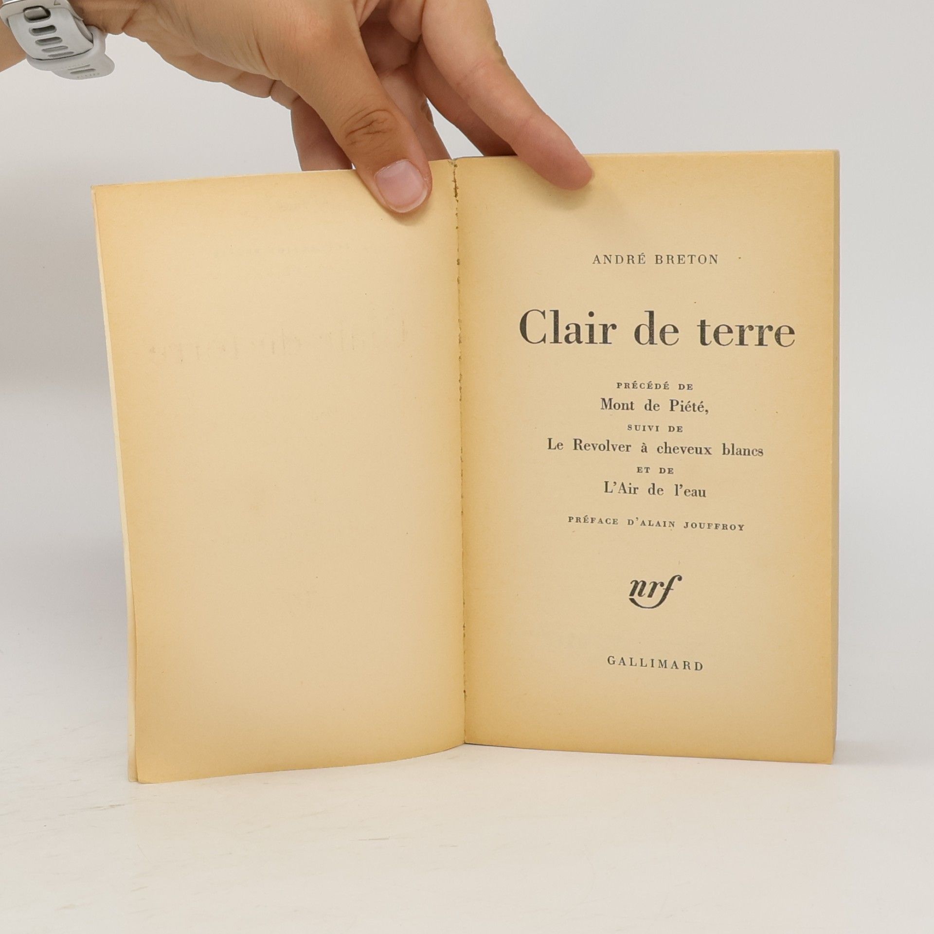 André Breton Clair de terre