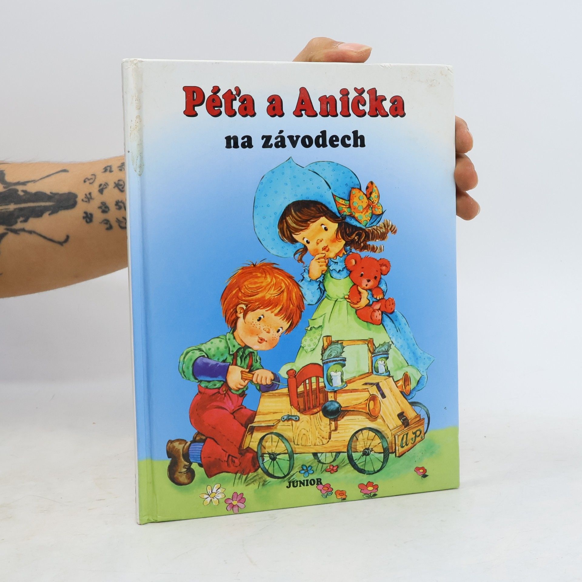 Dana Winkler Péťa a Anička na závodech