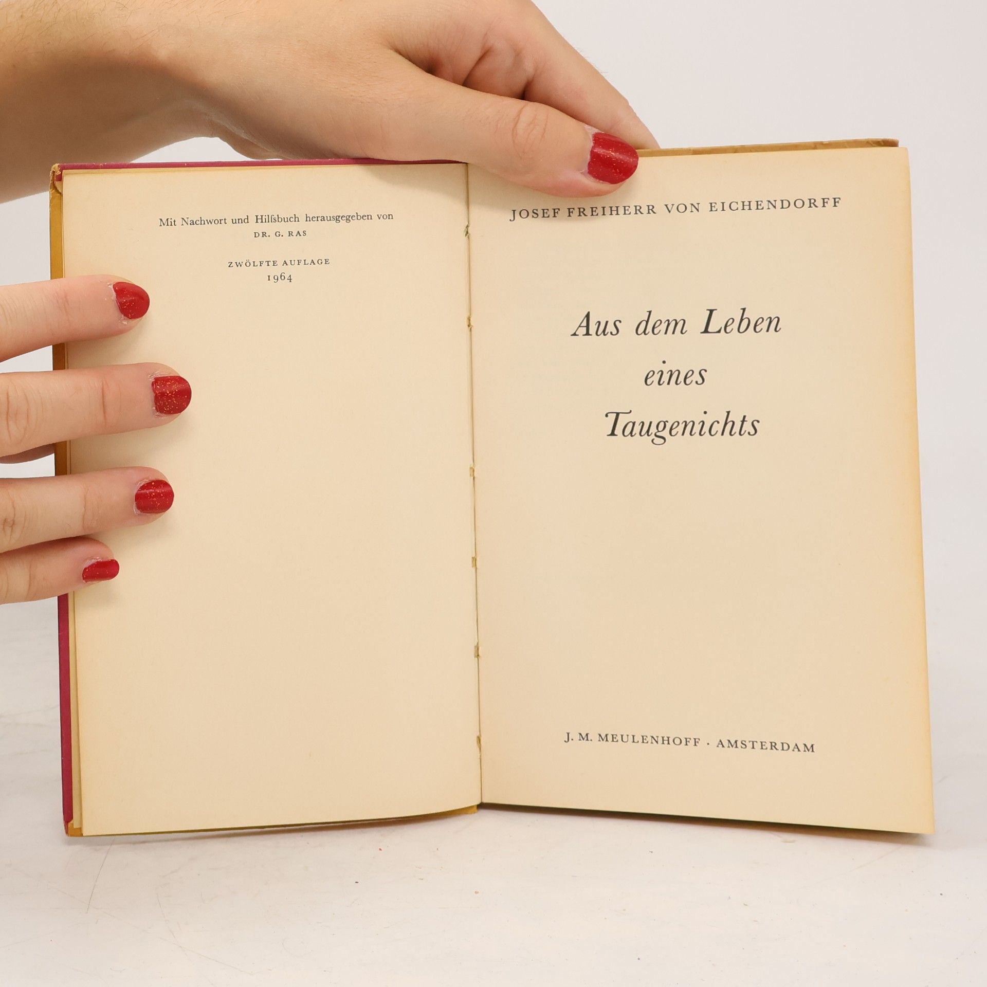 Joseph von Eichendorff Aus dem Leben eines Taugenischts