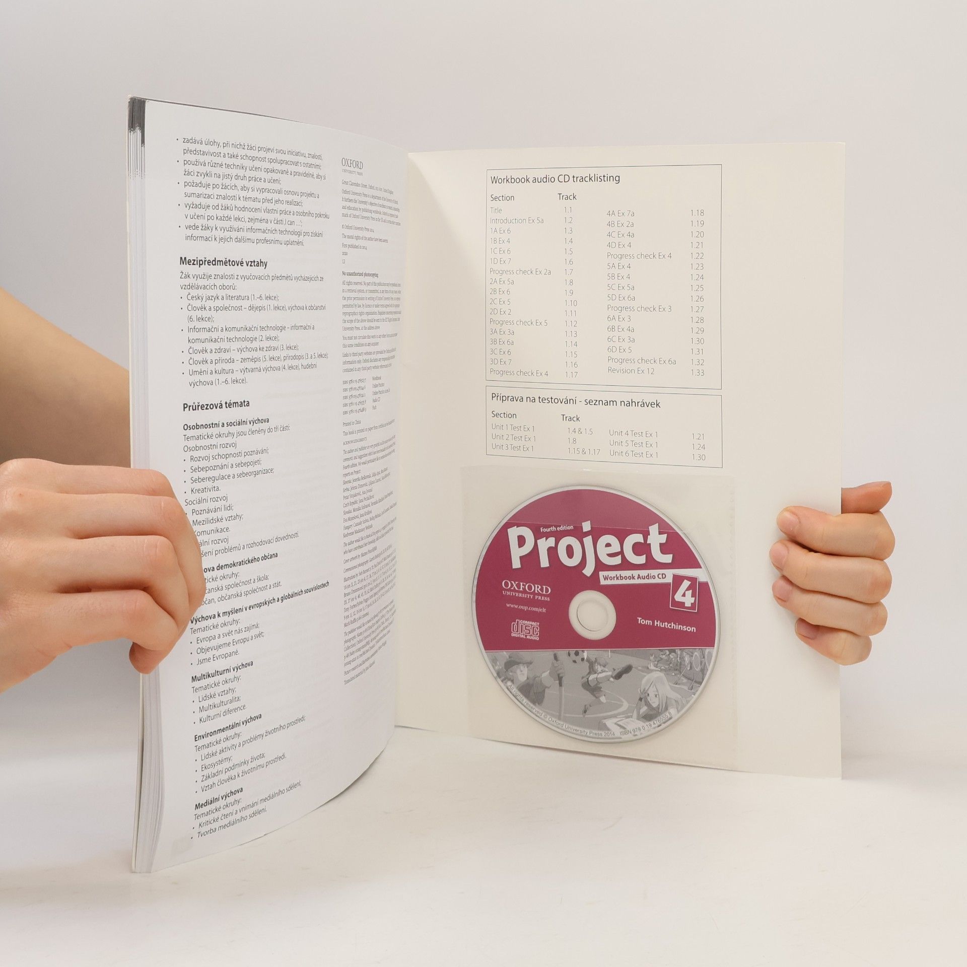 Tom Hutchinson Project 4. Pracovní sešit s poslechovým CD