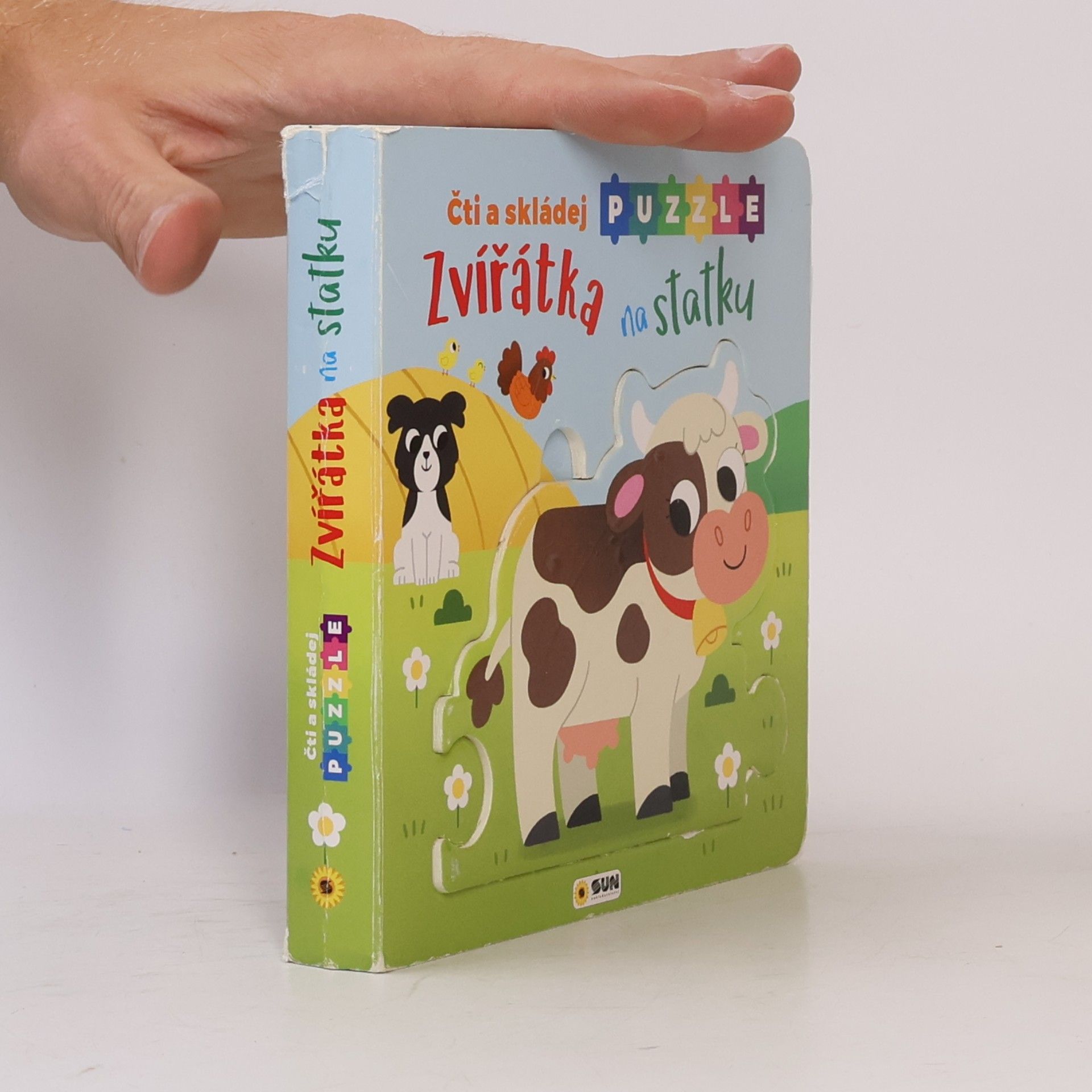 Auteurscollectief Zvířátka na statku Čti a skládej puzzle