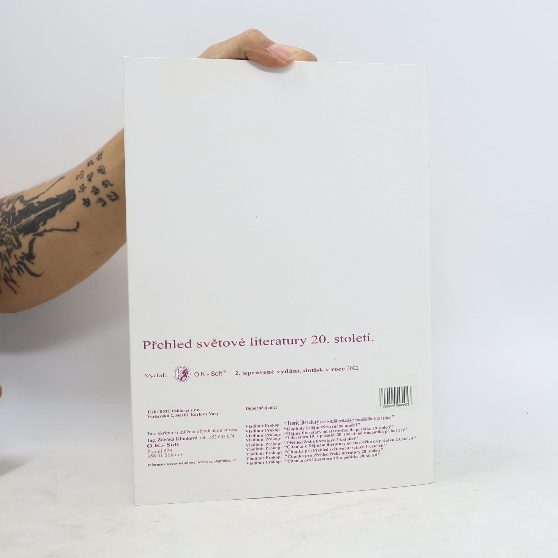 Vladimír Prokop Přehled světové literatury 20. století