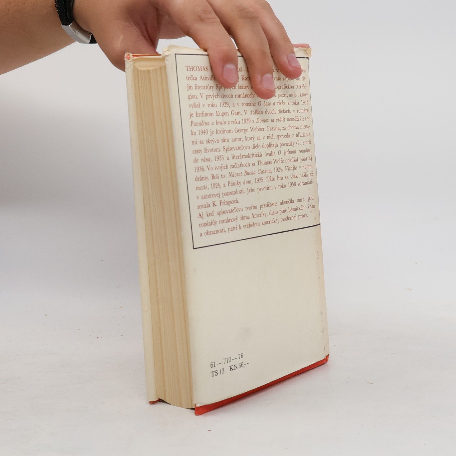 Thomas Clayton Wolfe K domovu pozri, anjel