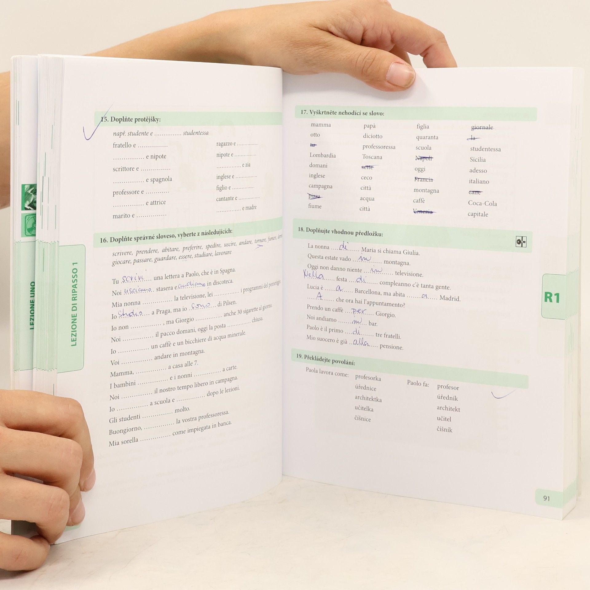 Vlastimila Pospíšilová Učebnice současné italštiny. Manuale di Italiano contemporaneo. 1. díl