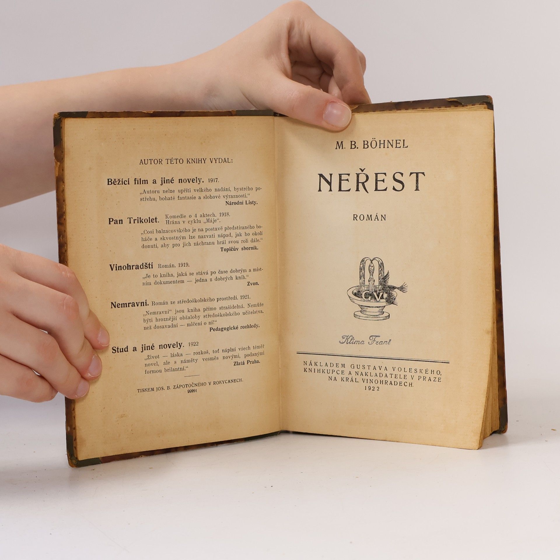 M. B. Böhnel Neřest