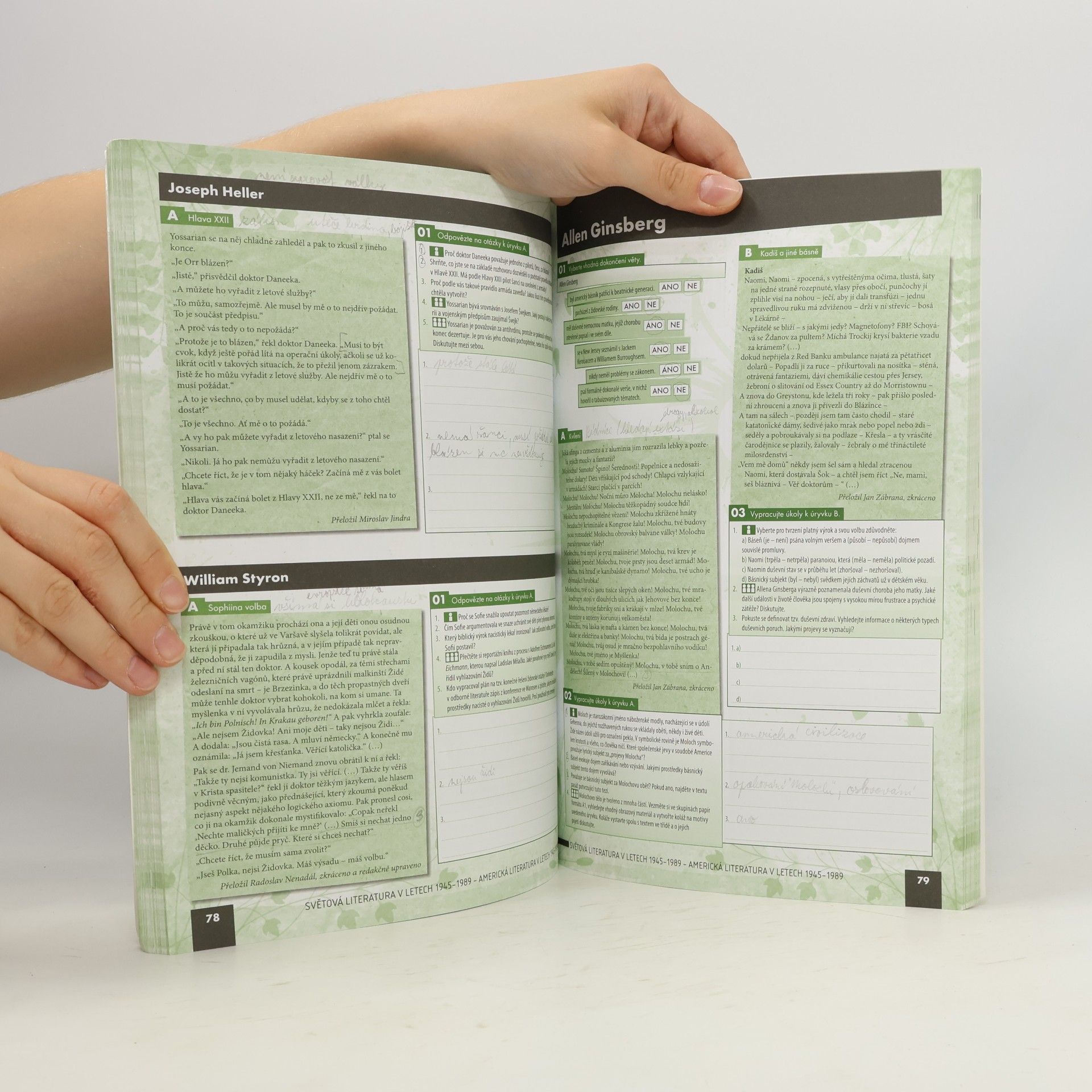 Various authors Literatura pro 4. ročník středních škol. Pracovní sešit
