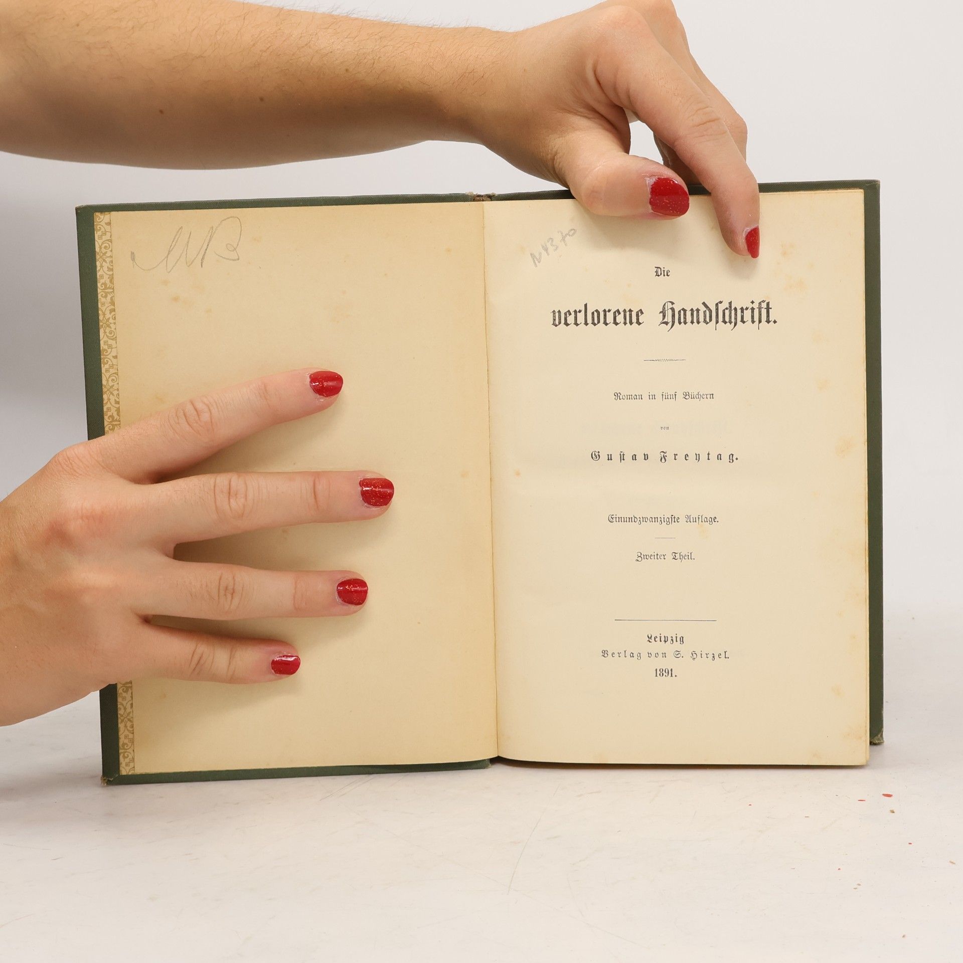 Gustav Freytag Die verlorene Handschrift 2