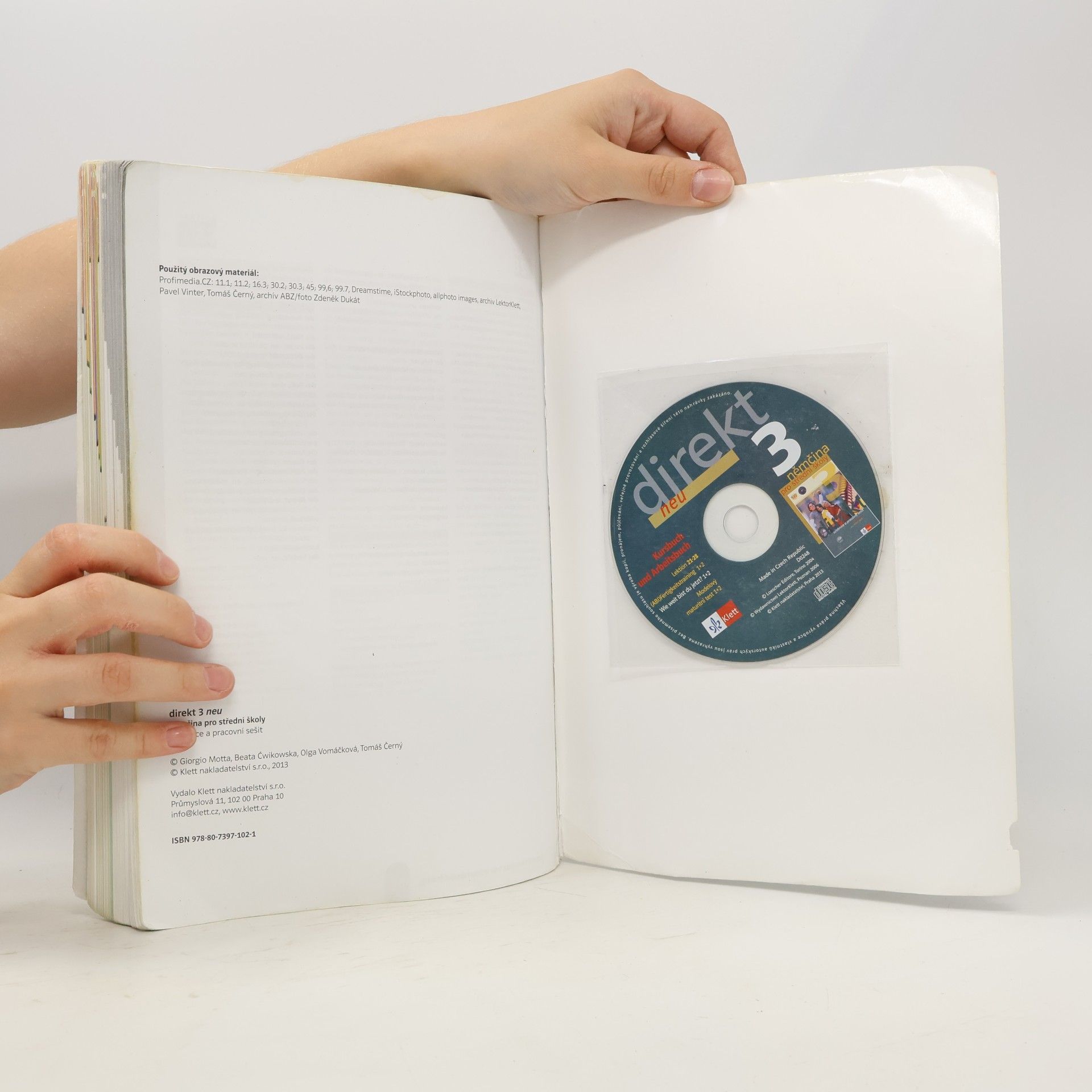Various authors Direkt 3. Učebnice a pracovní sešit + Cvičebnice německé gramatiky