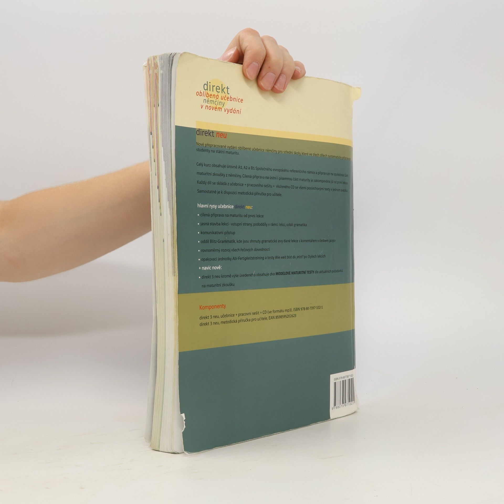 Various authors Direkt 3. Učebnice a pracovní sešit + Cvičebnice německé gramatiky