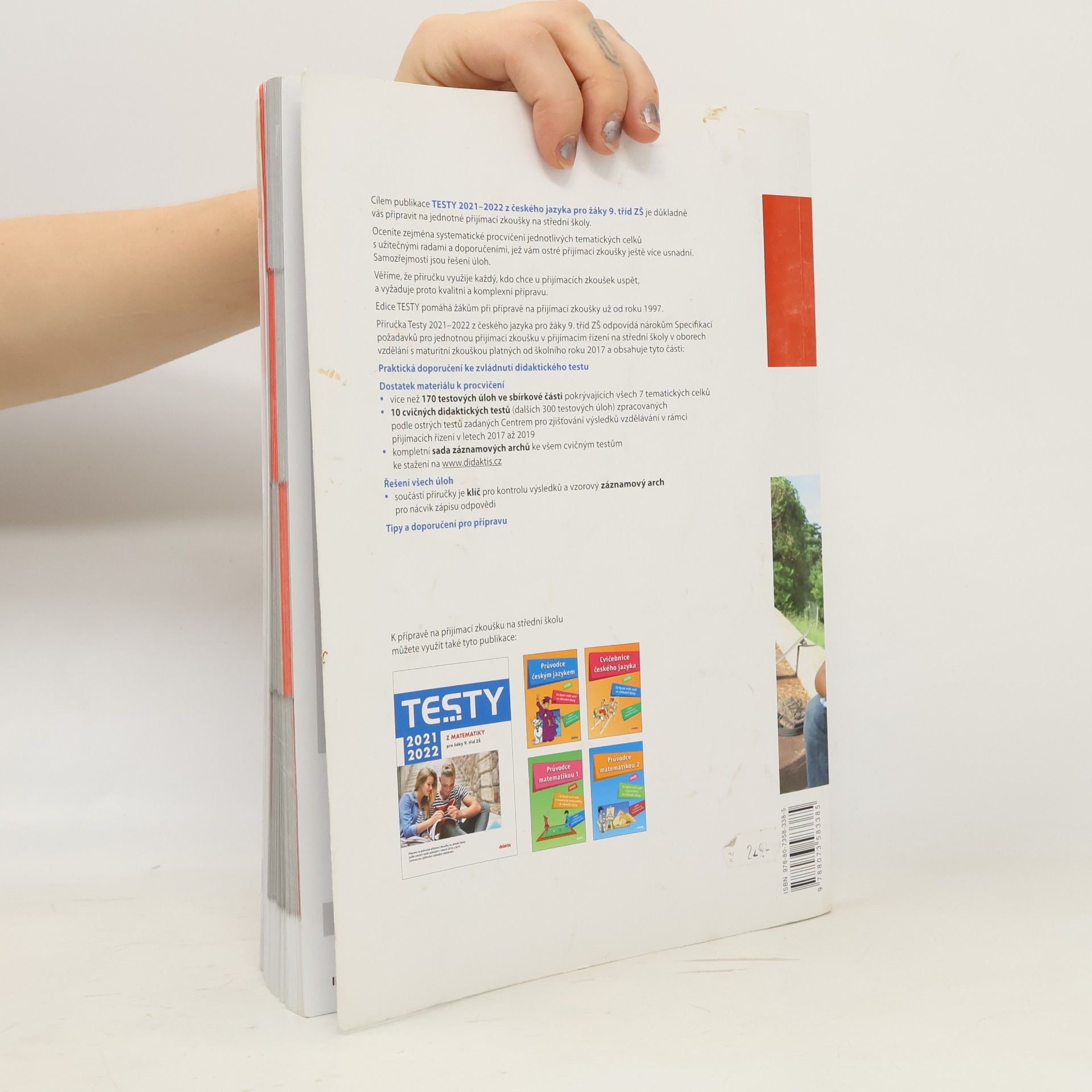 Autores varios Testy z českého jazyka pro žáky 9. tříd ZŠ 2021/2022