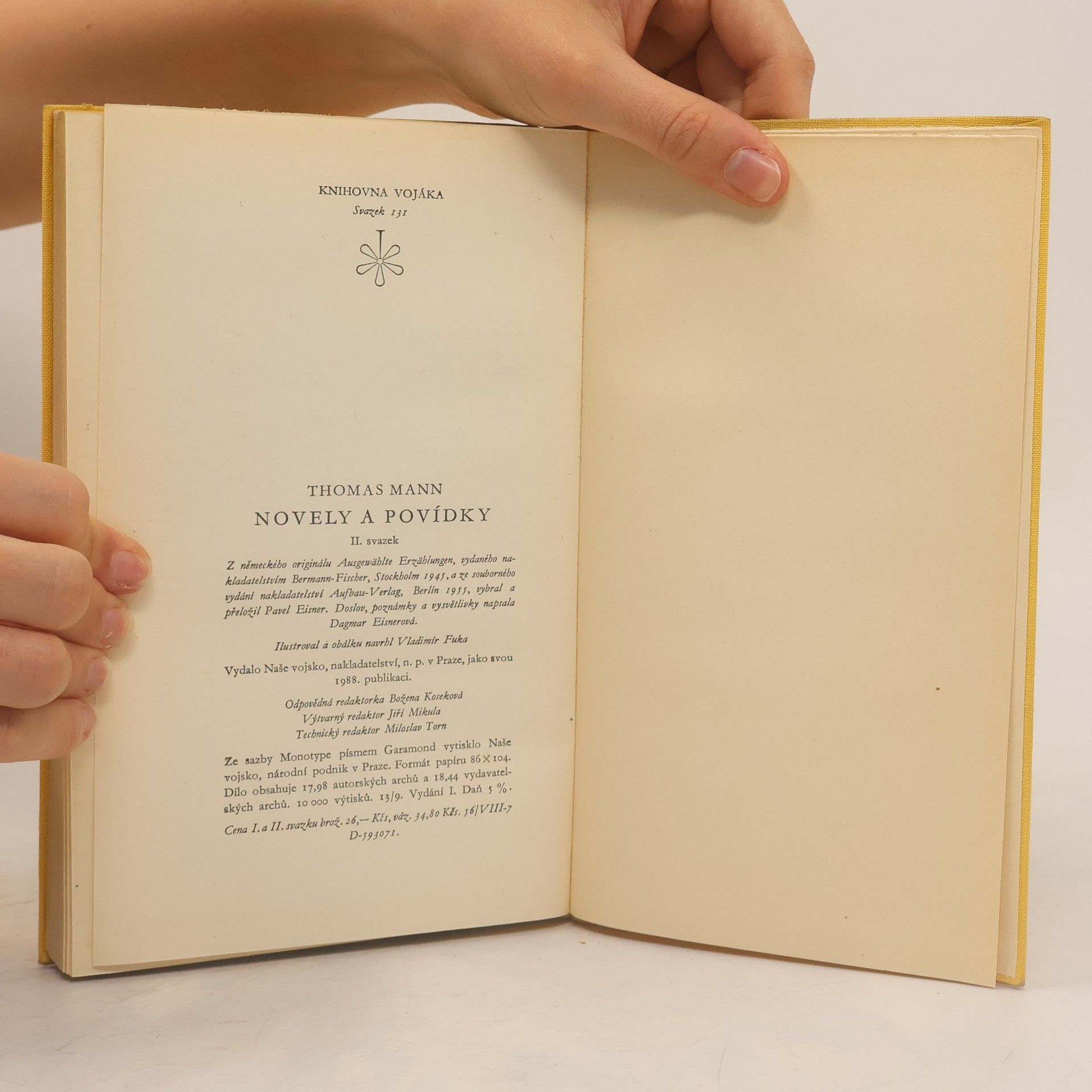 Thomas Mann Novely a povídky II.