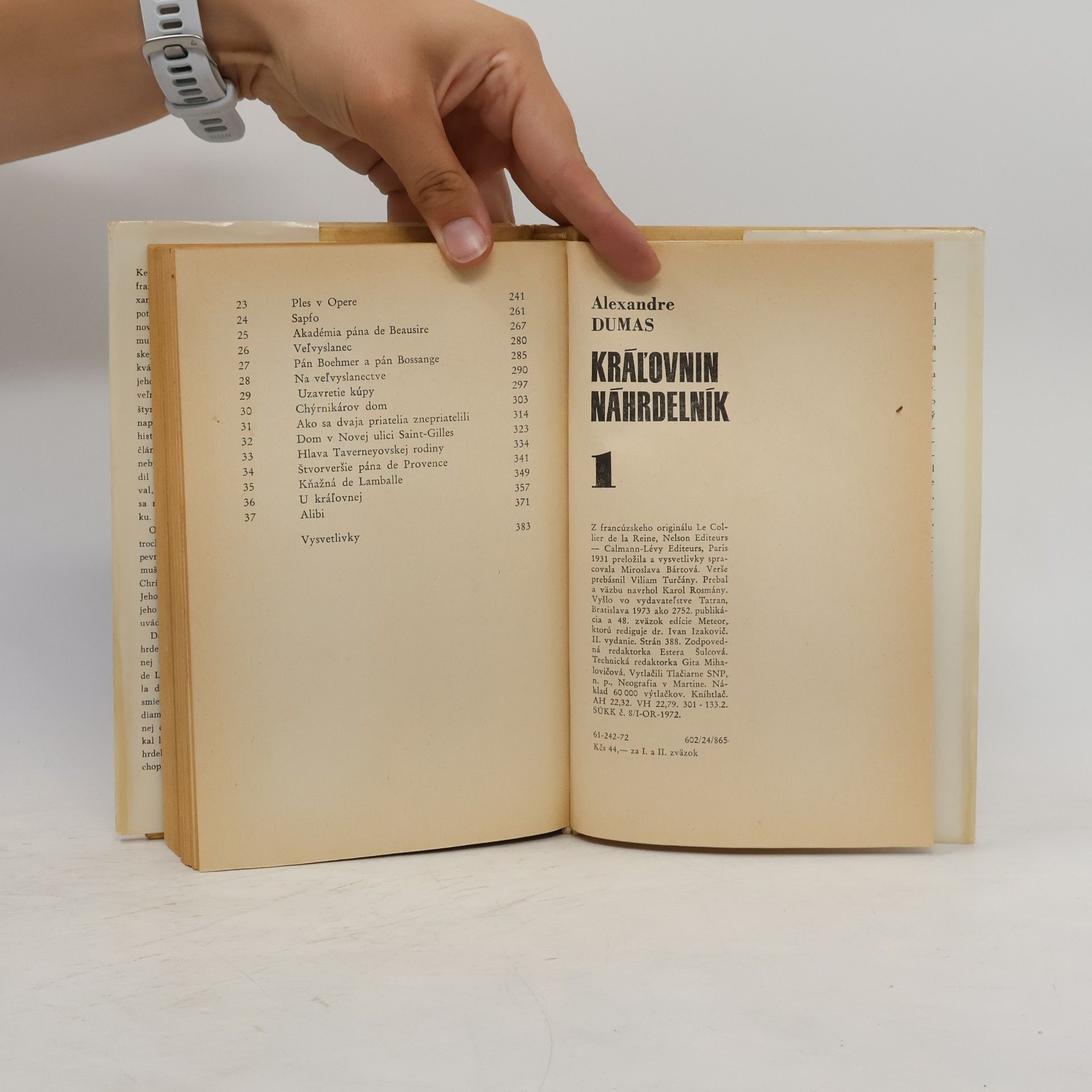 Alexandre Dumas Kráľovnin náhrdelník 1