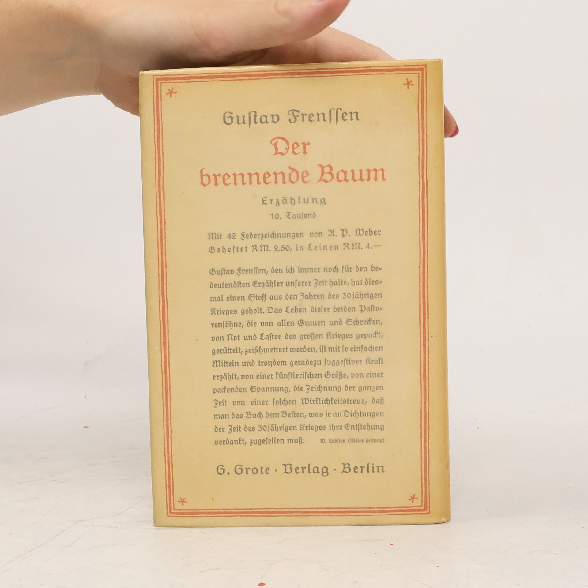 Gustav Frenssen Die Witwe von Husum