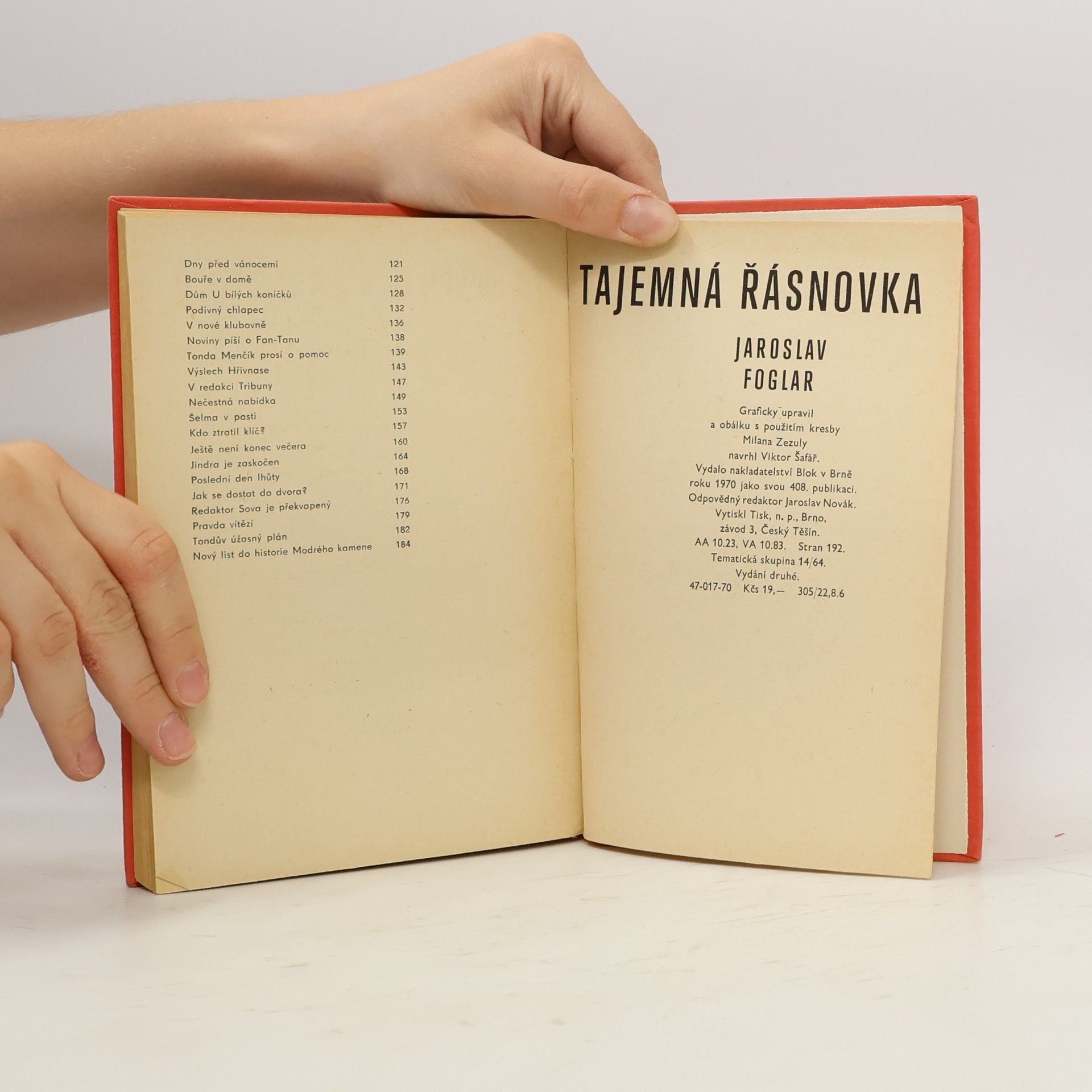 Jaroslav Foglar Tajemná Řásnovka