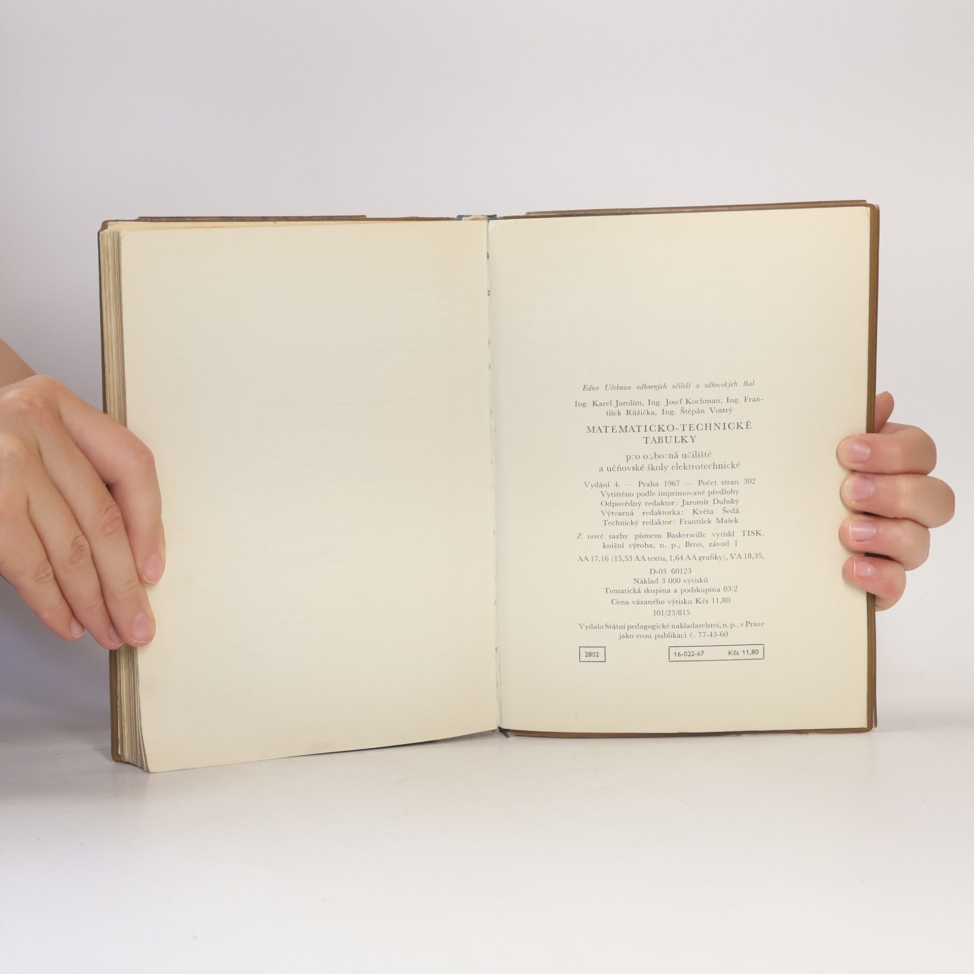 Various authors Matematicko-technické tabulky
