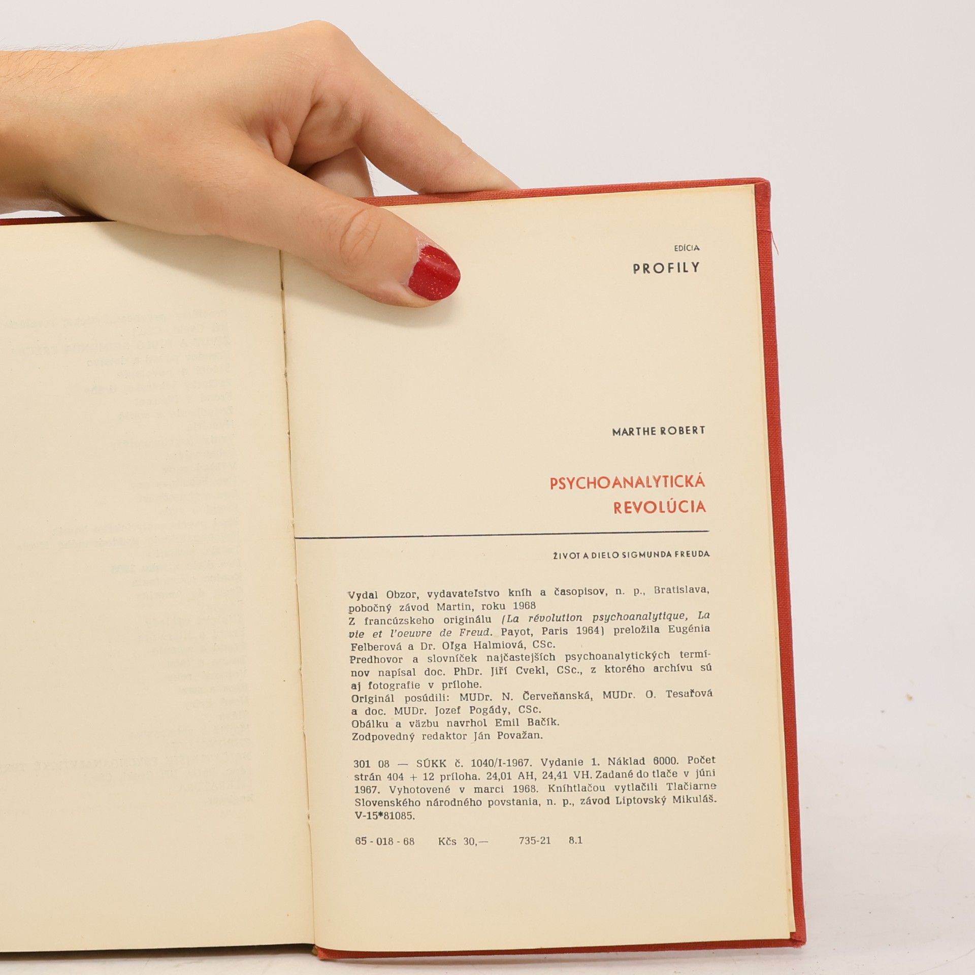 Marthe Robert Psychoanalytická revolúcia. Život a dielo Sigmunda Freuda