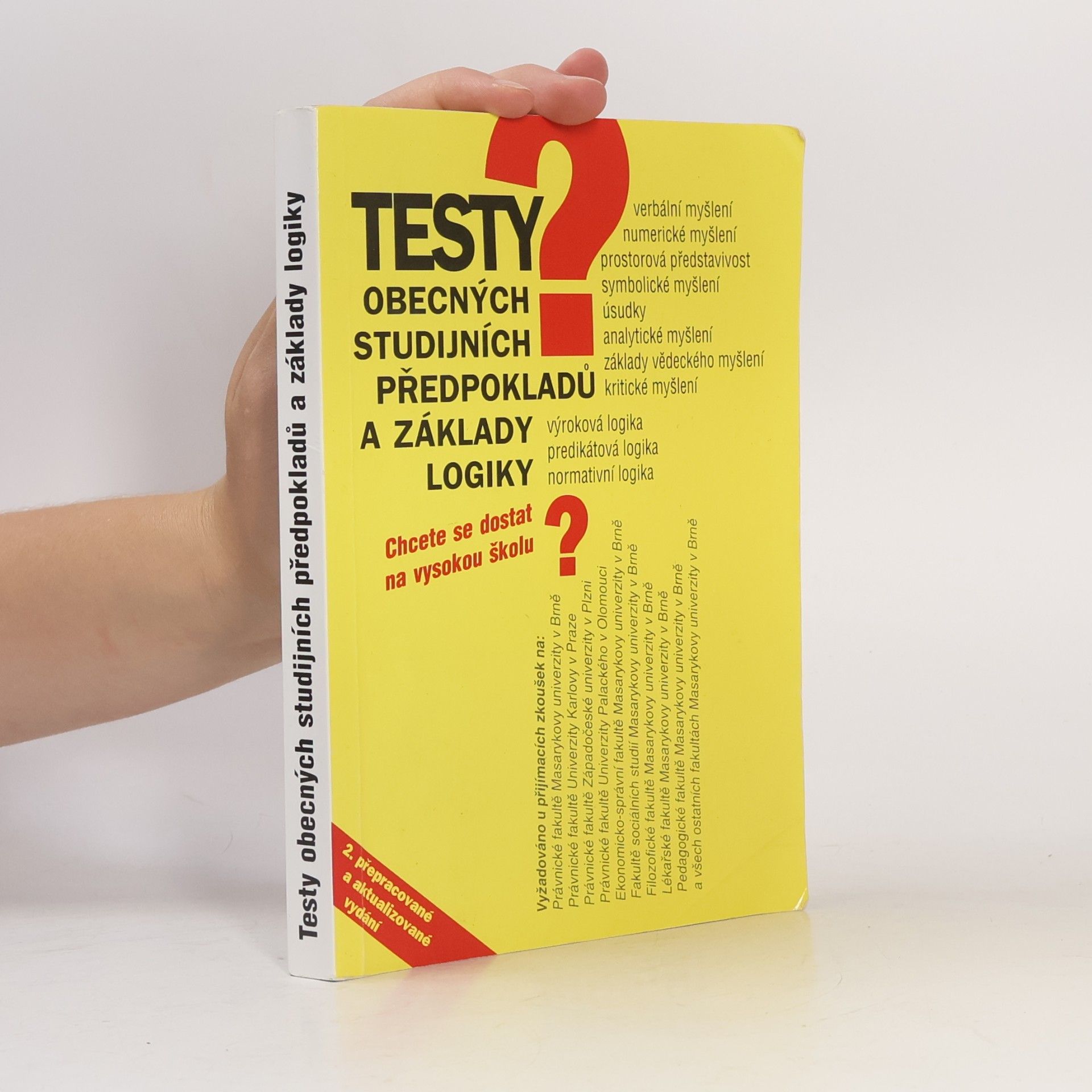 Igor Kotlán Testy obecných studijních předpokladů a základů logiky