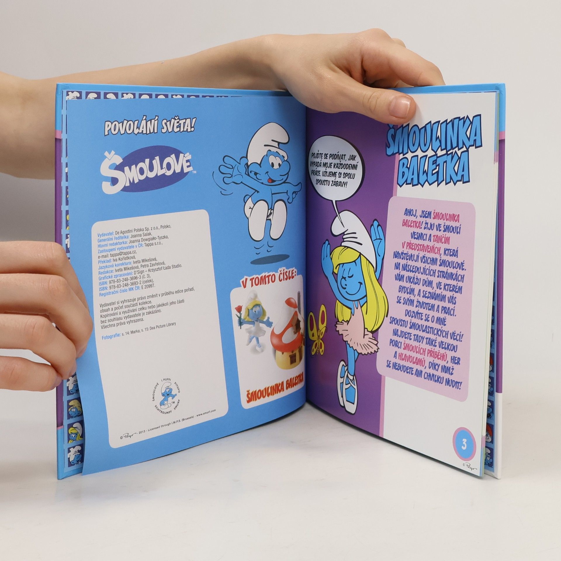 Kolektiv autorů Šmoulové. Povolání světa! 7 Šmoulinka baletka