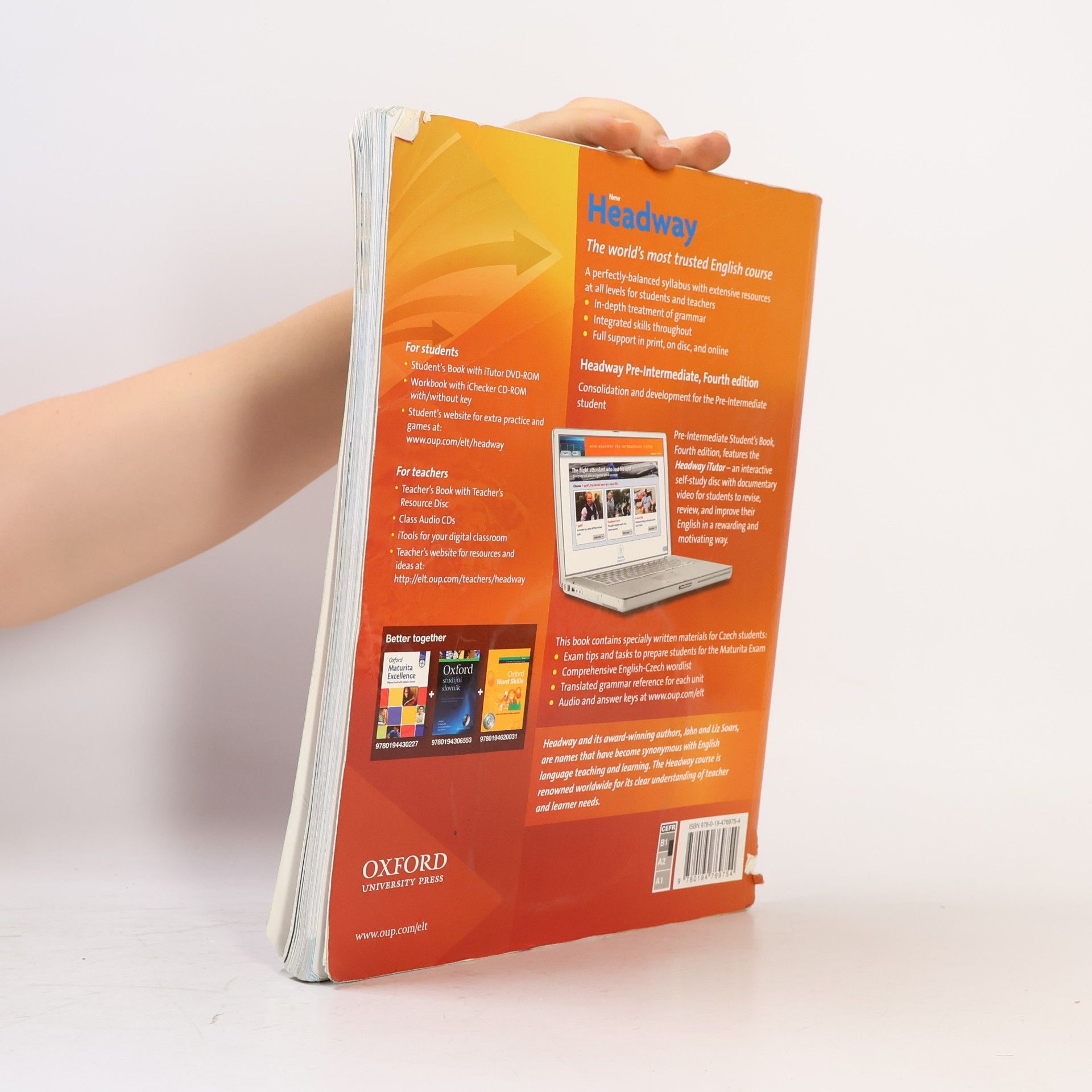 John Soars New Headway : Fourth edition. Pre-intermediate. Maturita student's book