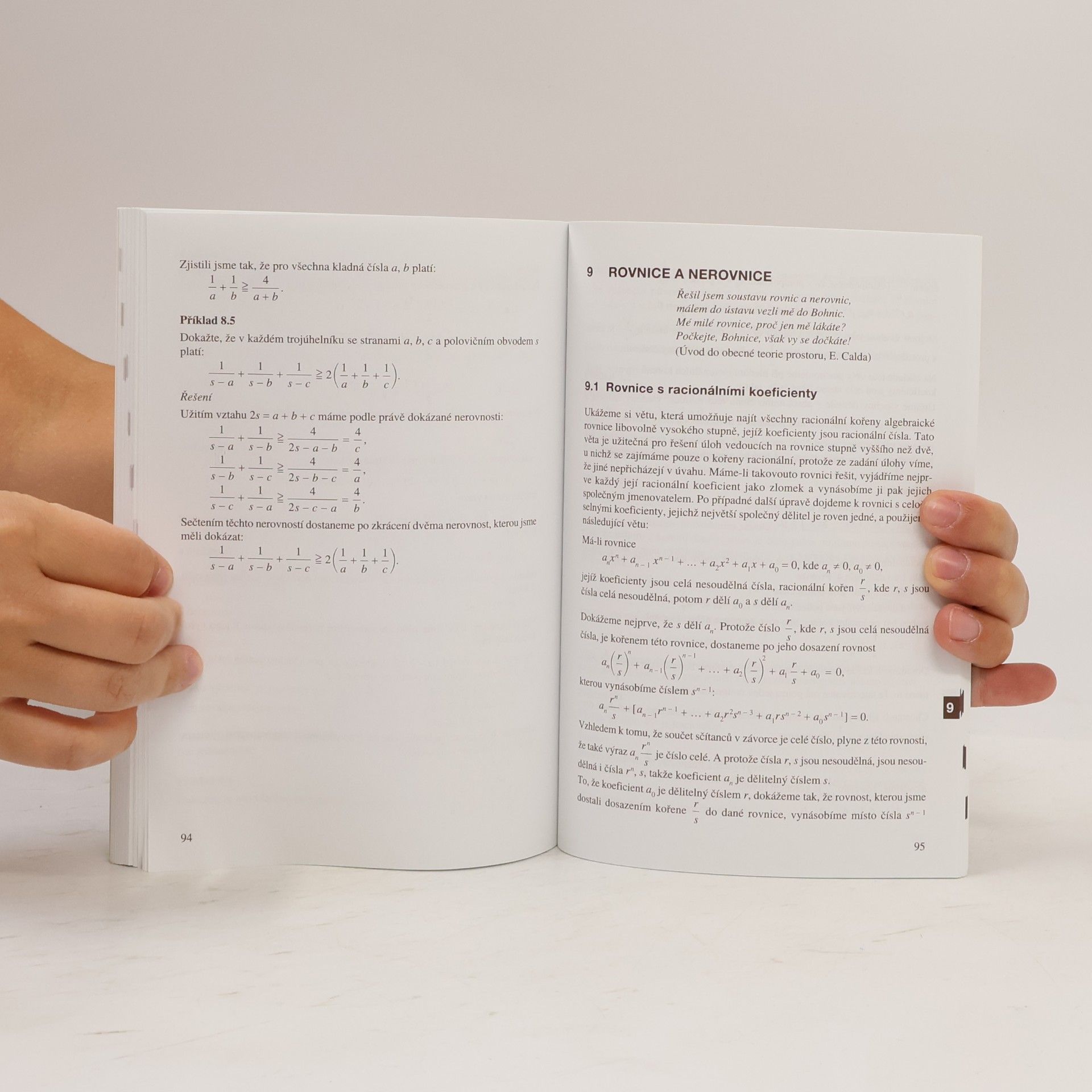 Emil Calda Sbírka řešených úloh : středoškolská matematika pod mikroskopem