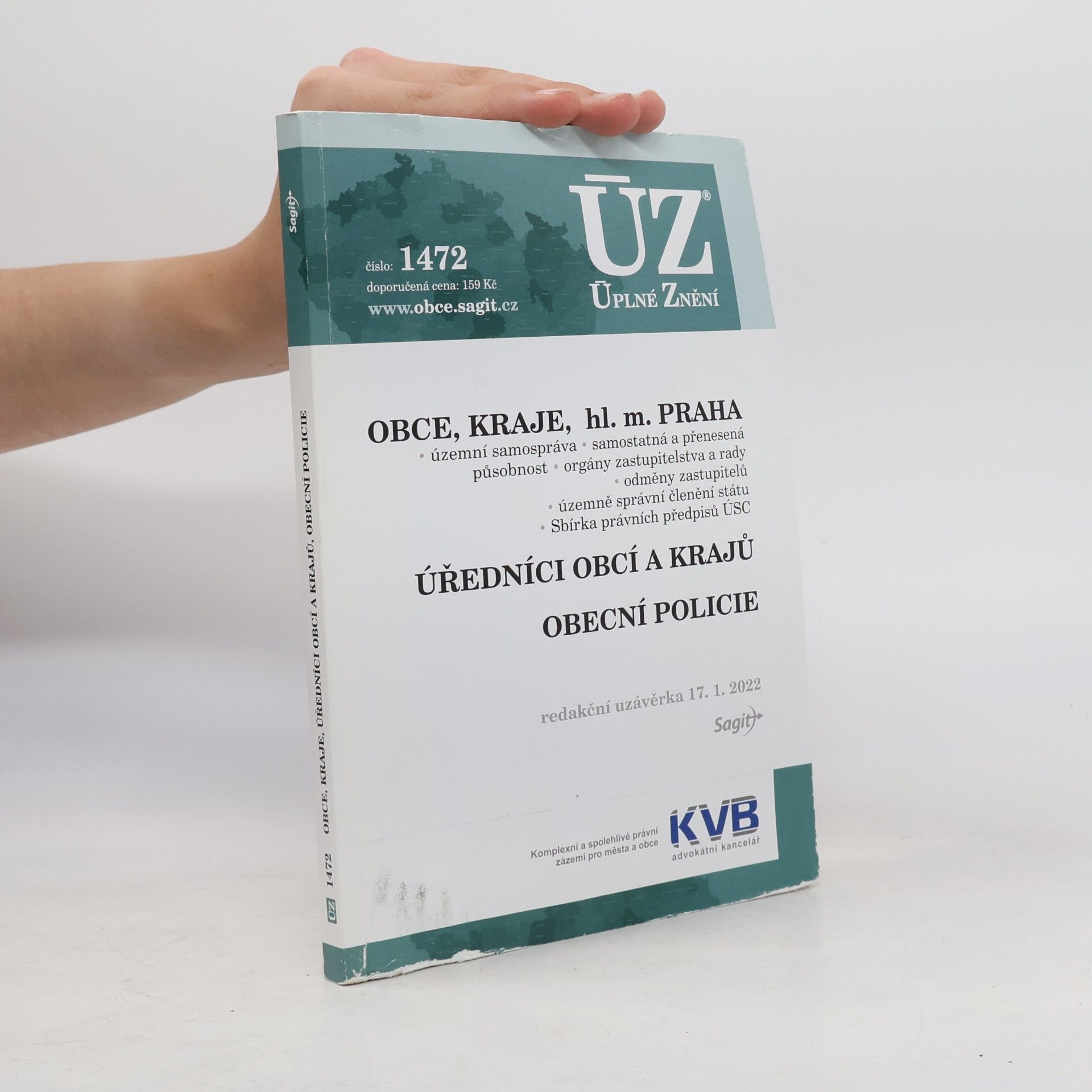 Autores varios ÚZ č. 1472 - Obce, Kraje, hl. m. Praha