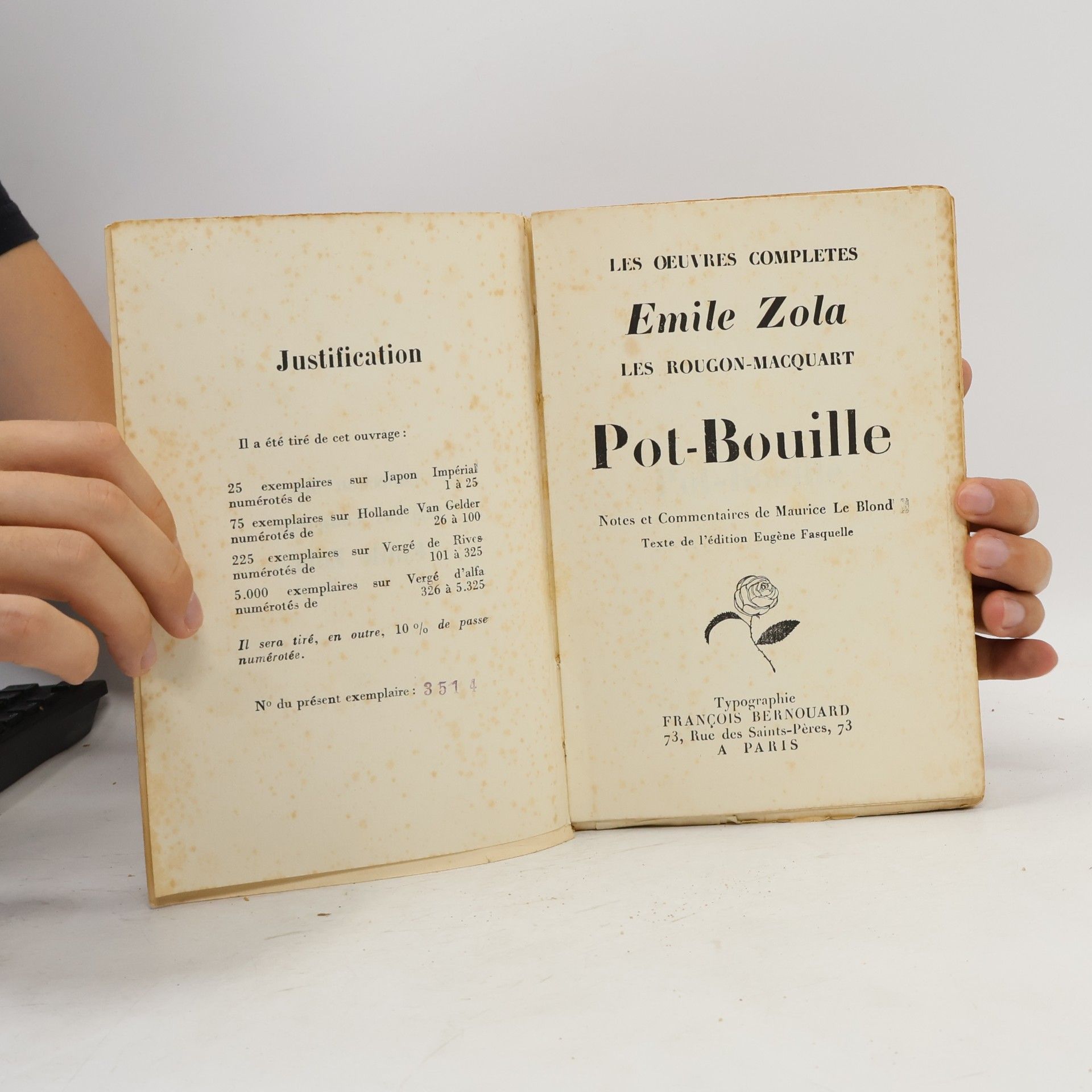 Émile Zola Pot - Bouille