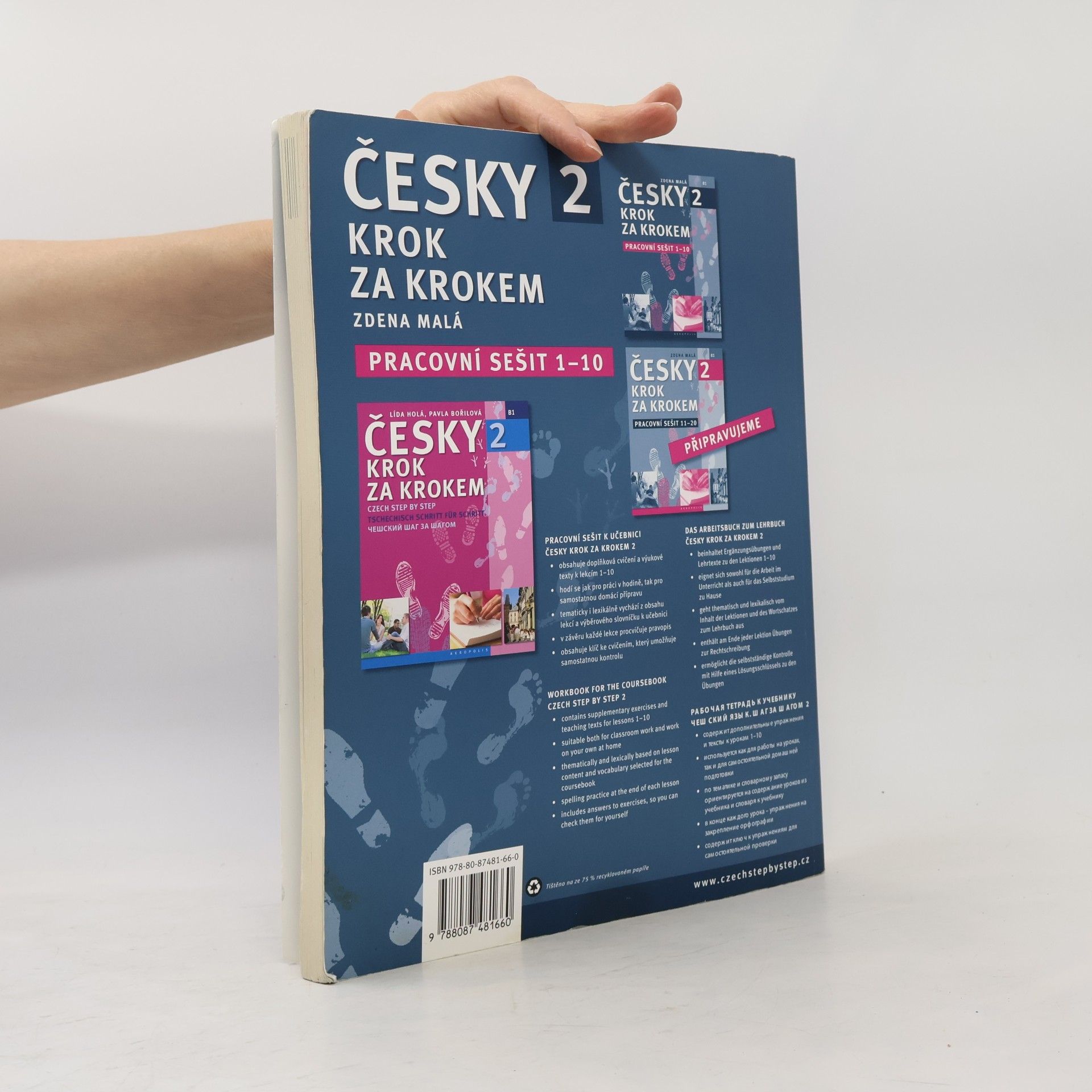 Zdena Malá Česky krok za krokem 2. B1. Pracovní sešit 1-10