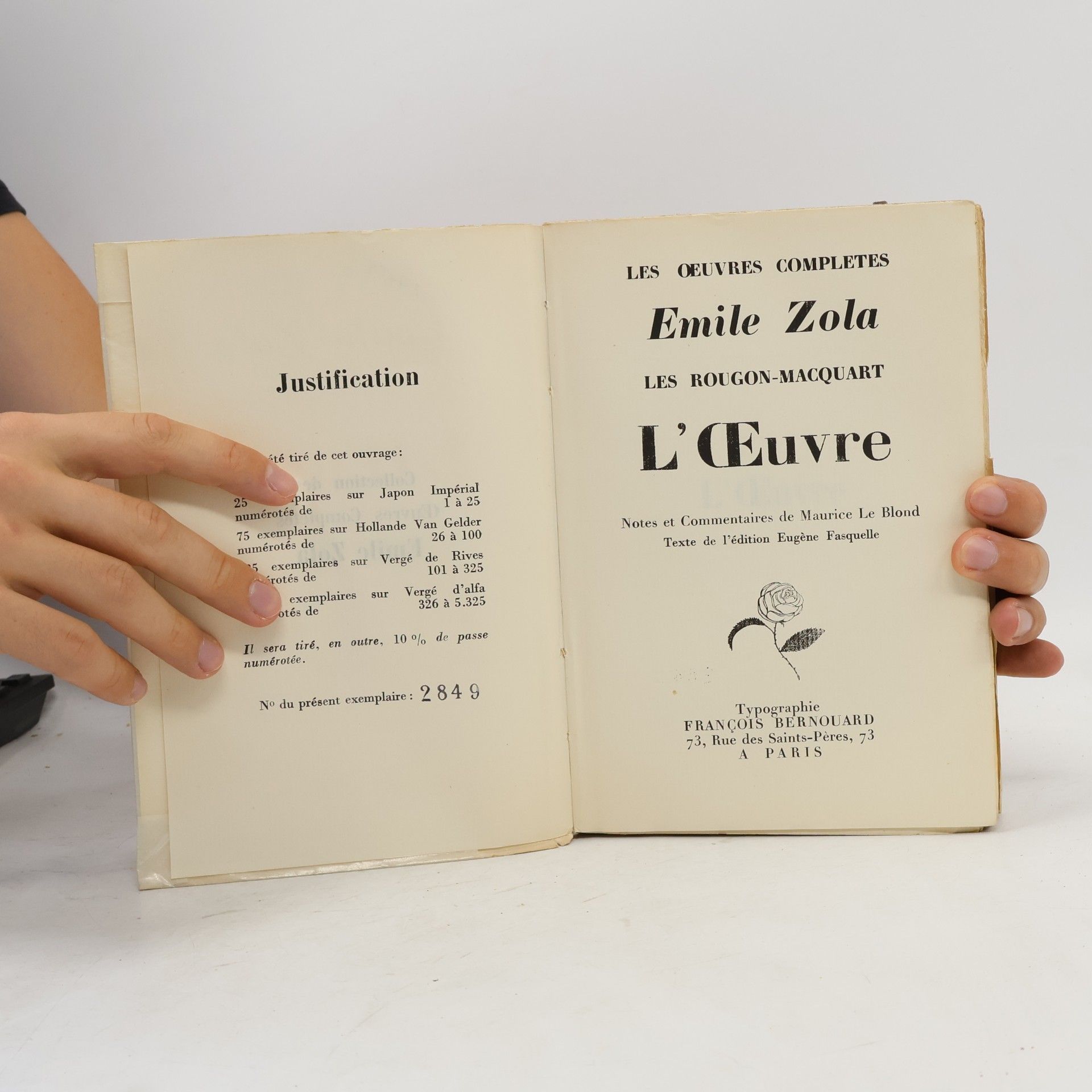Émile Zola L'Œuvre