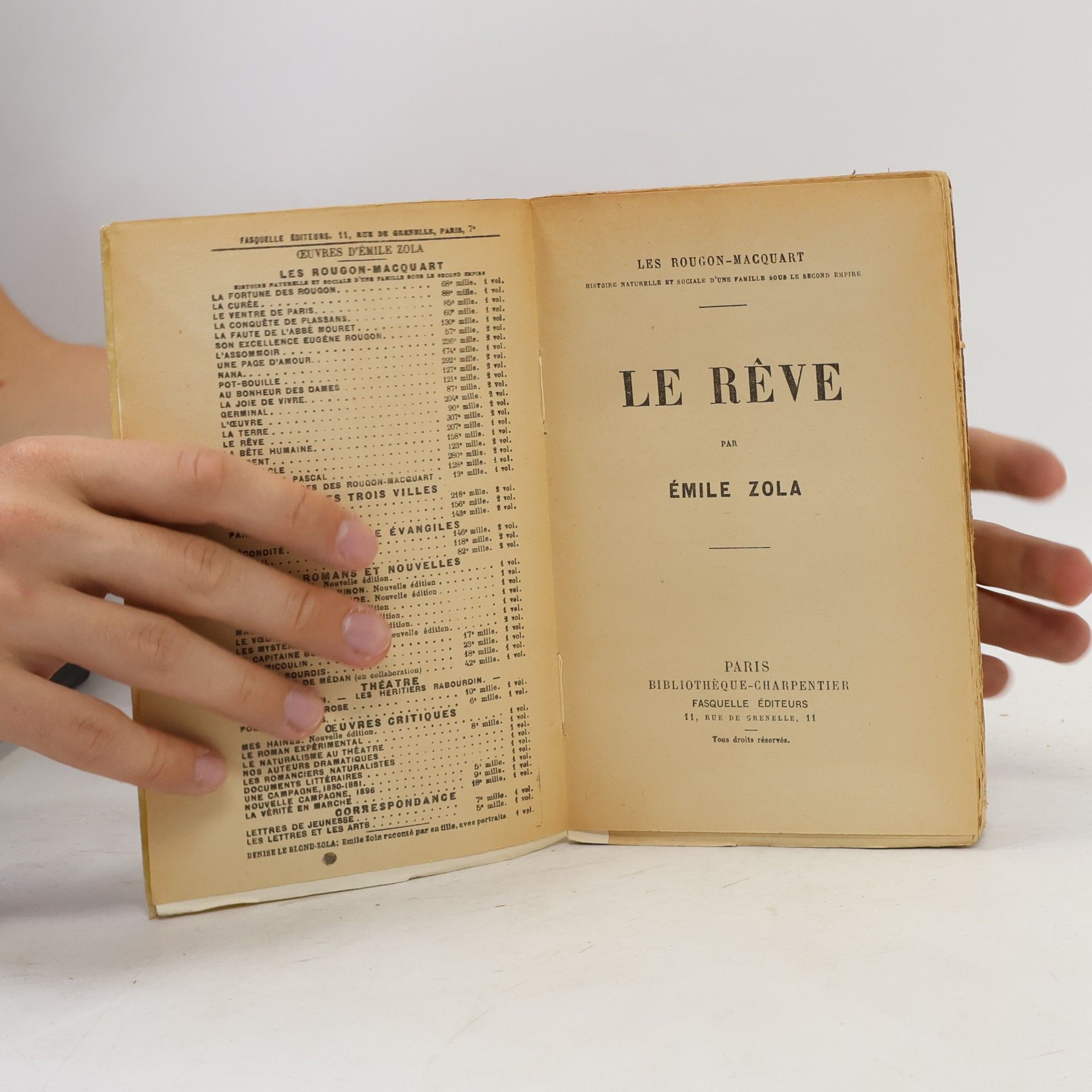 Émile Zola Le Rêve