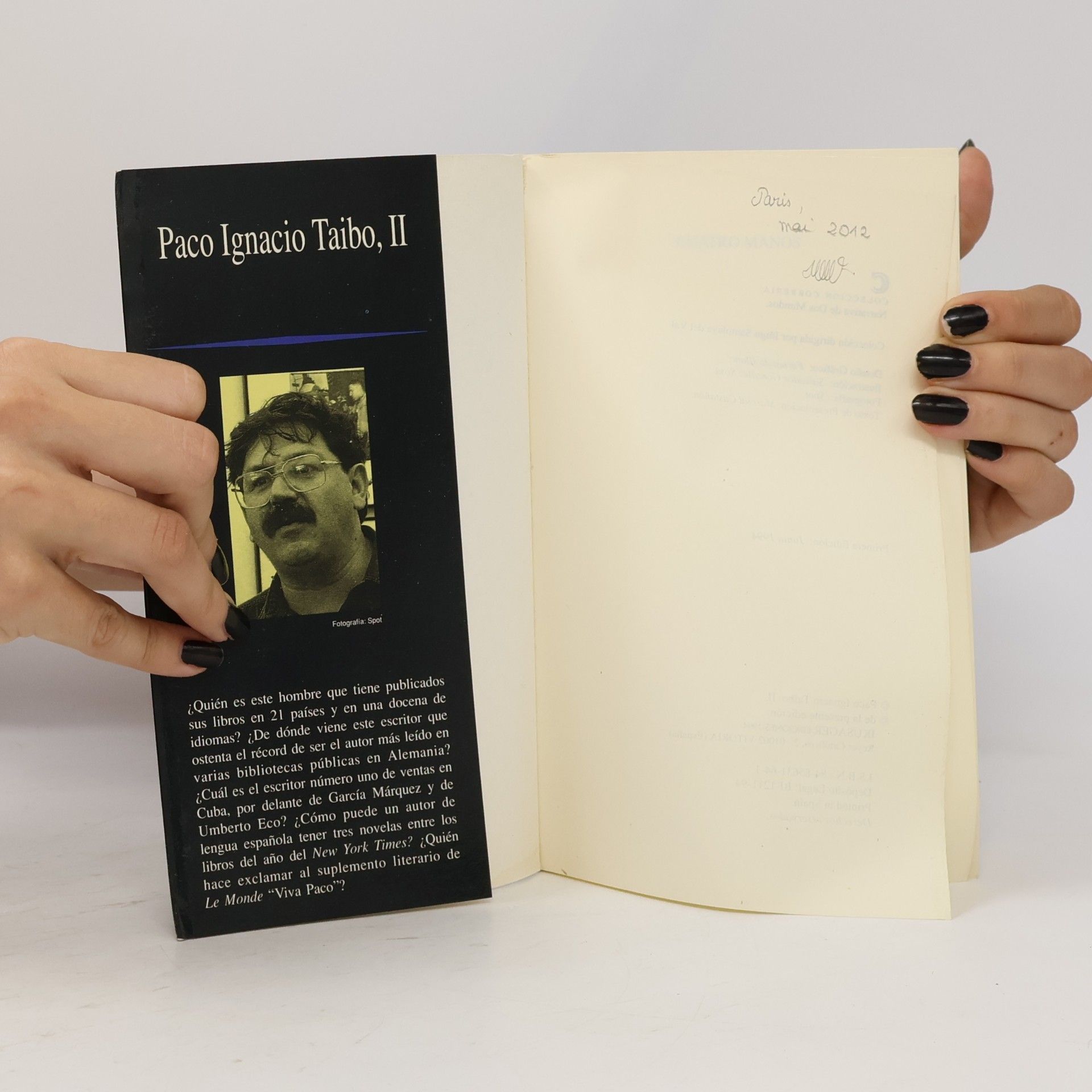 Paco Ignacio Taibo II Colección Correria - 3: Cuatro manos